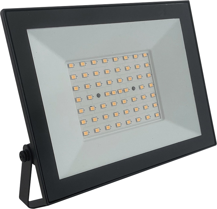 V-TAC LED-Fluter, VT-44054, 50 W, 3000 K, EEK: F, 4000 lm, warmweiß, IP65, schwarz
