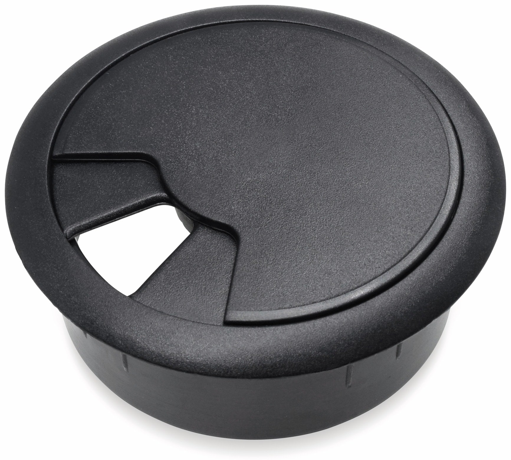 Kabeldurchführung für Arbeitsplatten, schwarz, 50 mm, ABS Kabeldurchführung für Arbeitsplatten, schwarz, 50 mm, ABS