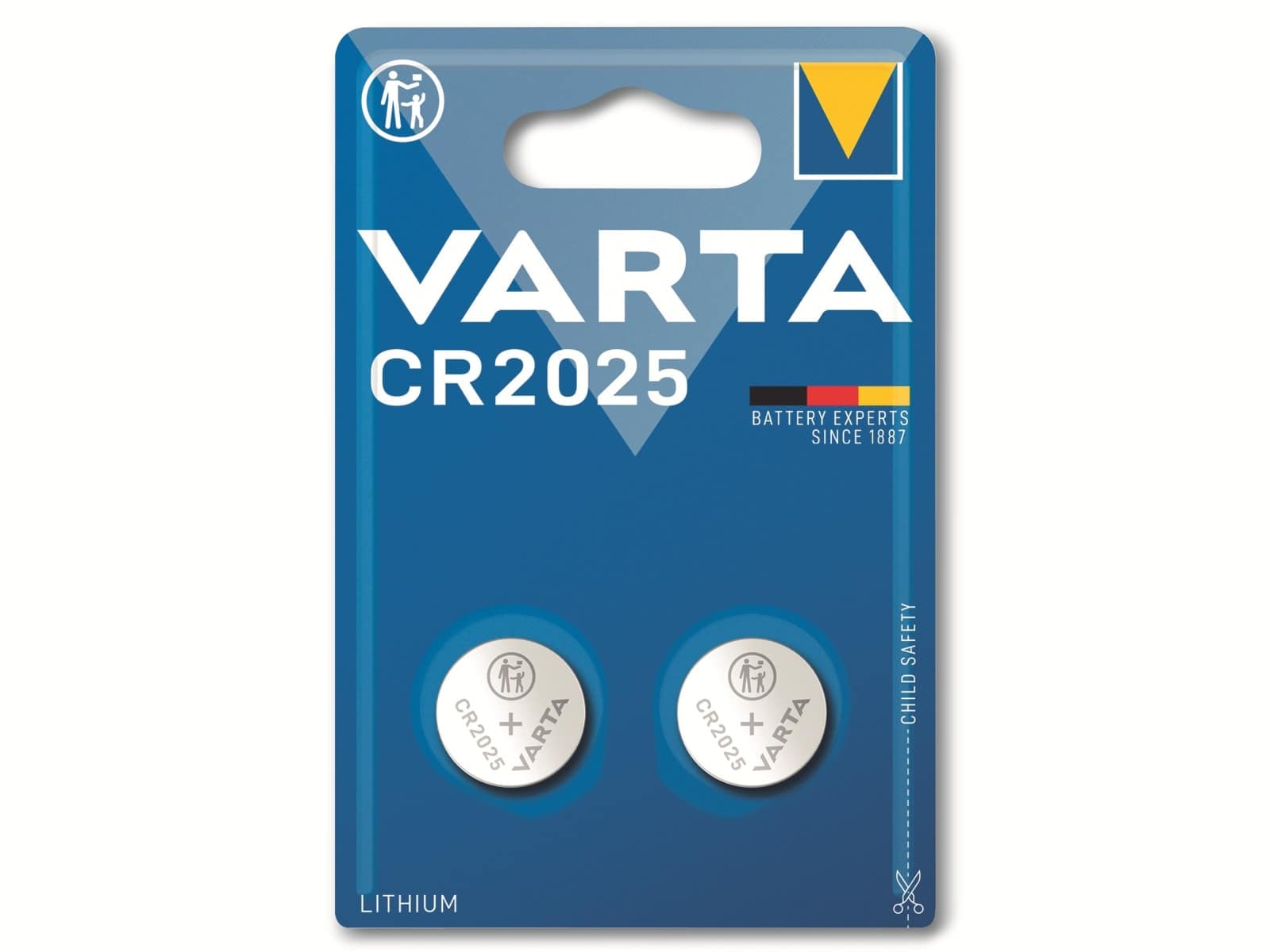 VARTA Knopfzelle Lithium, CR2025, 3V 2 Stück VARTA Knopfzelle Lithium, CR2025, 3V 2 Stück