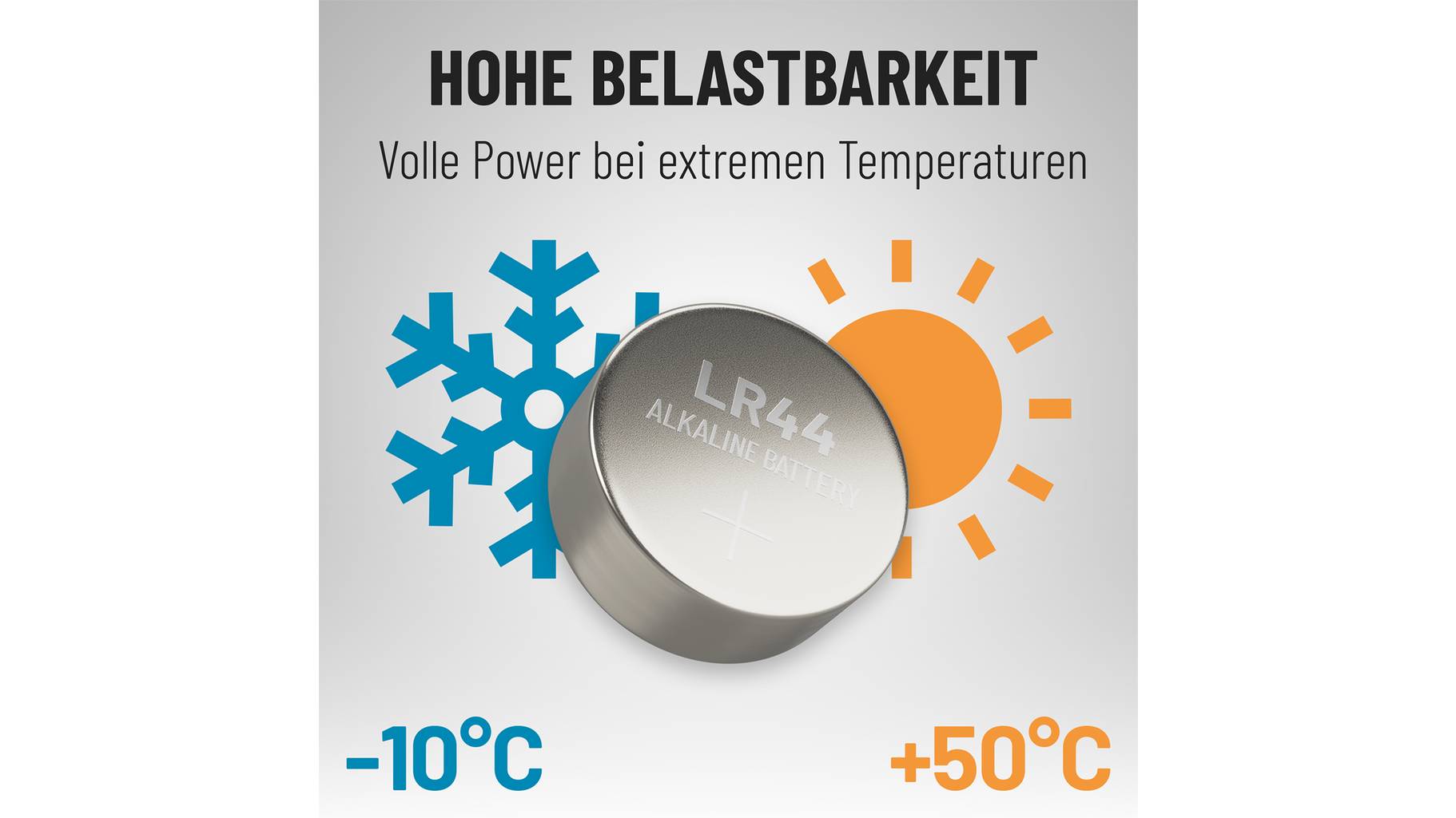 ABSINA Knopfzellen-Set AG13 / LR44, 10-teilig