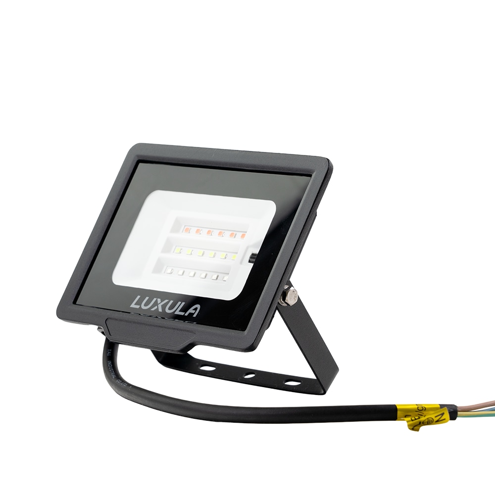 LUXULA RGB LED-Fluter LX400181, 20W, IP65, schwarz, mit Fernbedienung LUXULA RGB LED-Fluter LX400181, 20W, IP65, schwarz, mit Fernbedienung