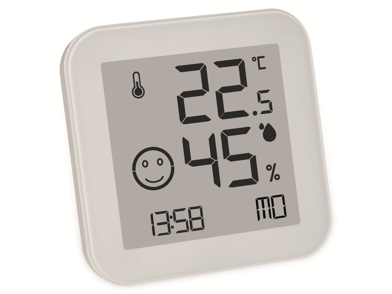 TFA Digitales Thermo-Hygrometer Black&White 30.5054, weiß TFA Digitales Thermo-Hygrometer Black&White 30.5054, weiß
