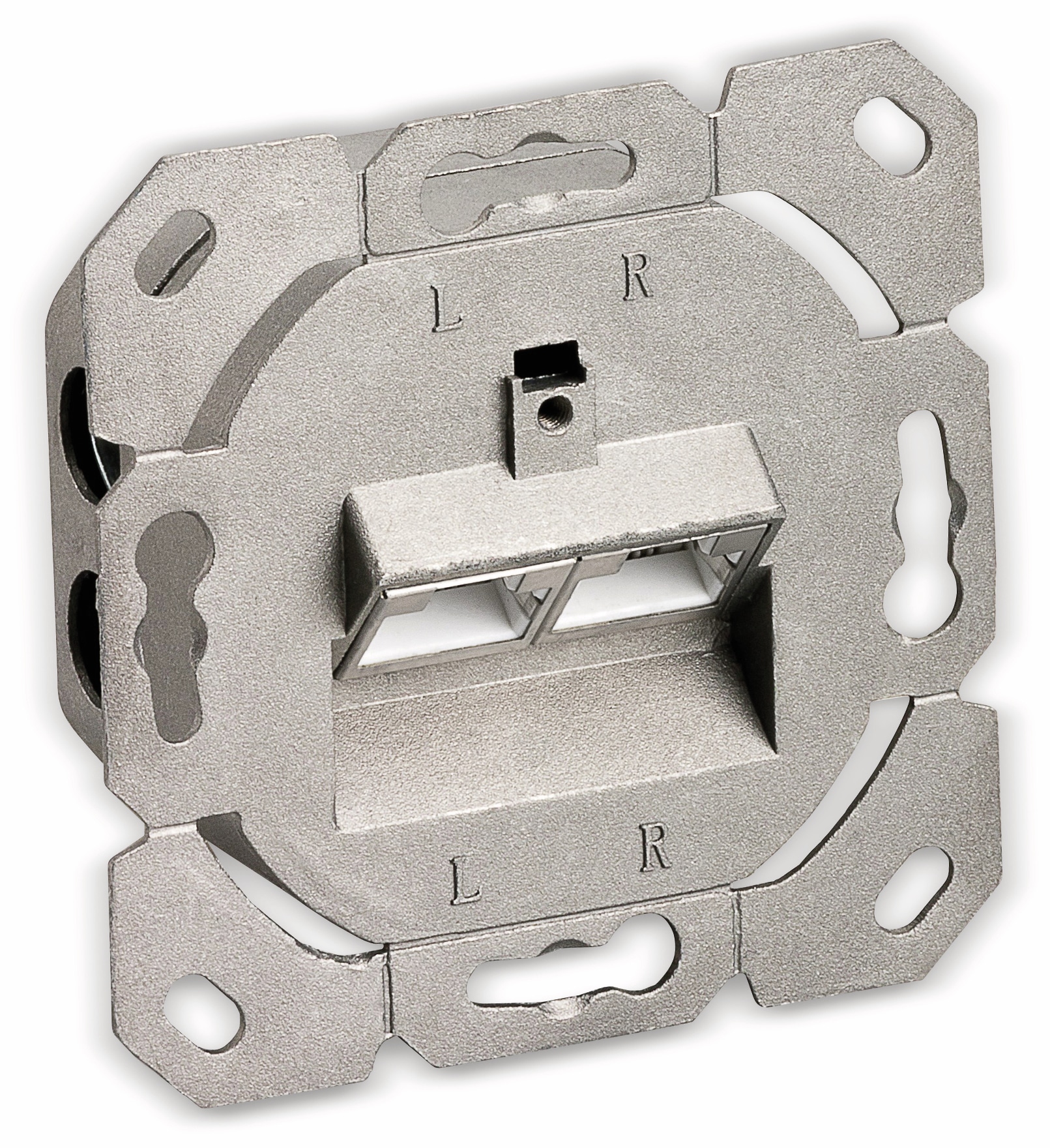 GOOBAY CAT.6a Datendose 2-fach, UP, weiß