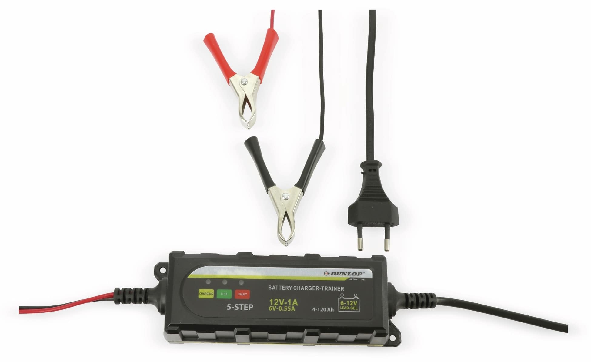 DUNLOP Batterielader für Blei- und Bleigelakku DUNLOP Batterielader für Blei- und Bleigelakku