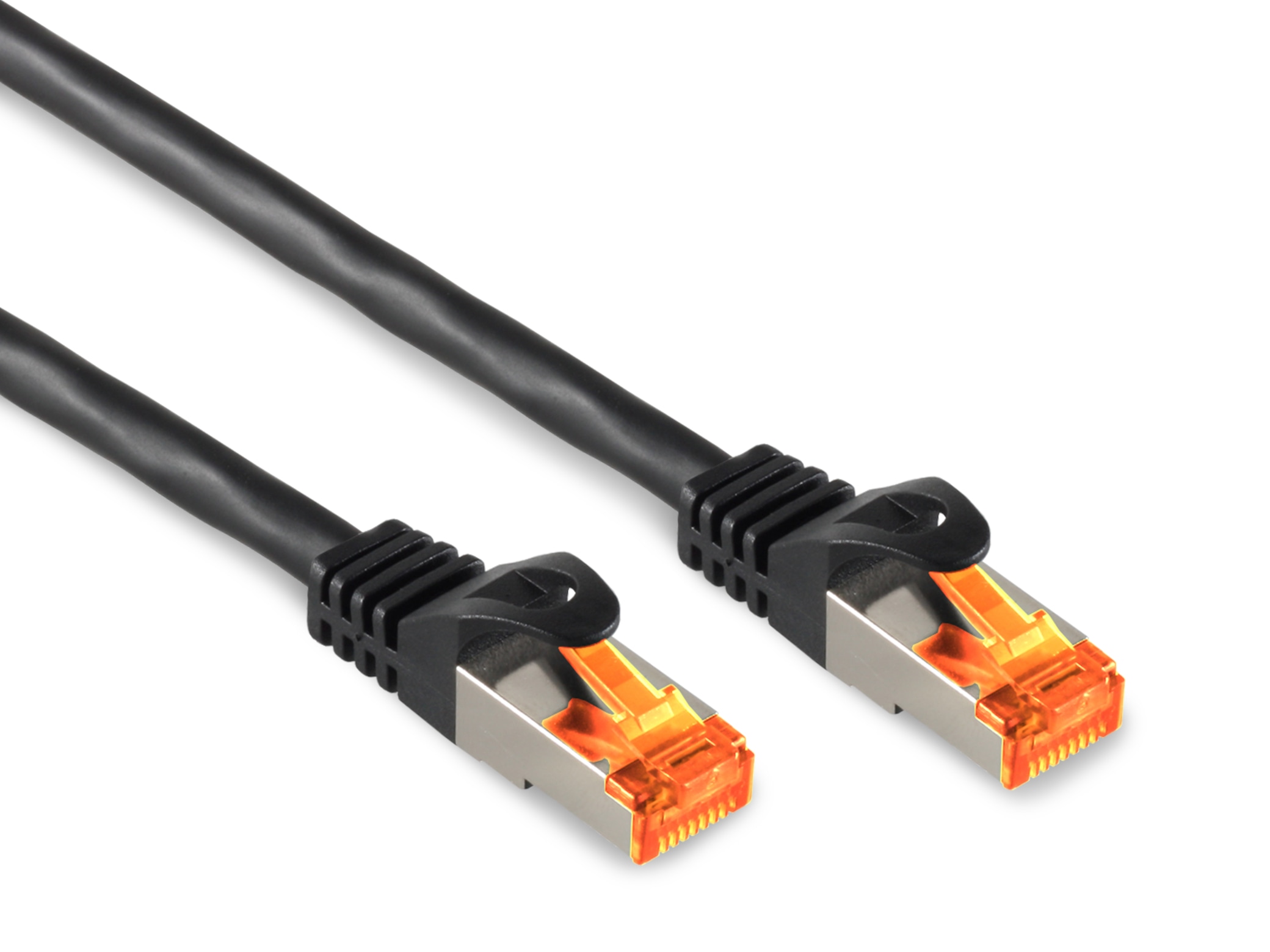 S-IMPULS CAT.6a Netzwerkkabel, S/FTP, Outdoor, IP66, schwarz, 25 m
