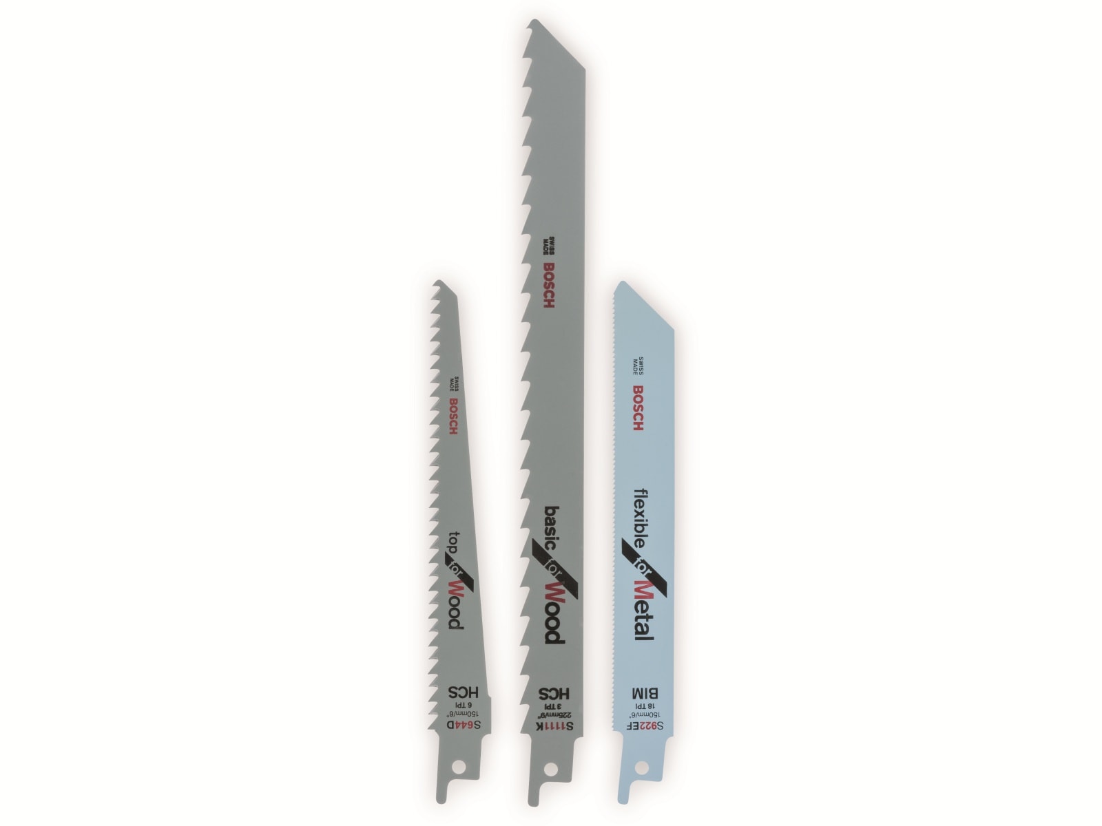 BOSCH Säbelsägeblatt-Set, S 922 EF, S 644 D, S 1111 K BOSCH Säbelsägeblatt-Set, S 922 EF, S 644 D, S 1111 K