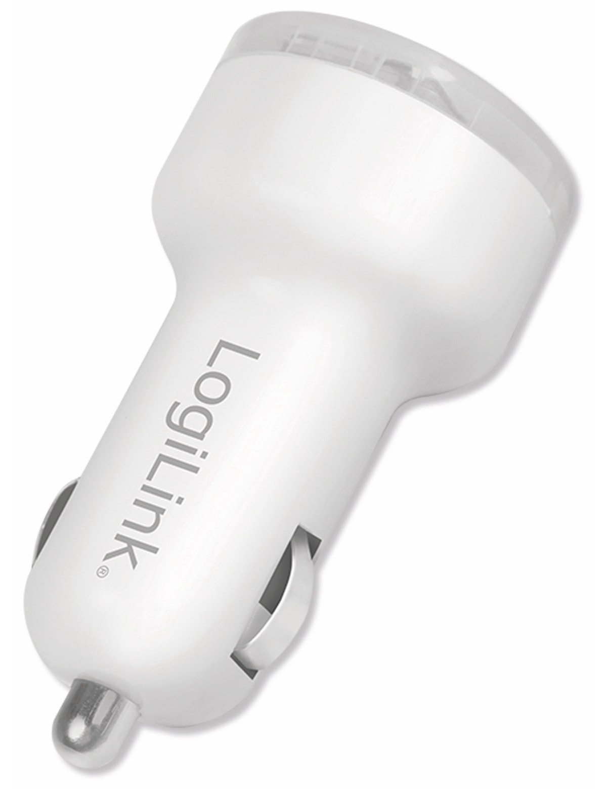 LOGILINK USB-Lader KFZ PA0227, 2-fach, 2,1 A, 10,5 W, weiss