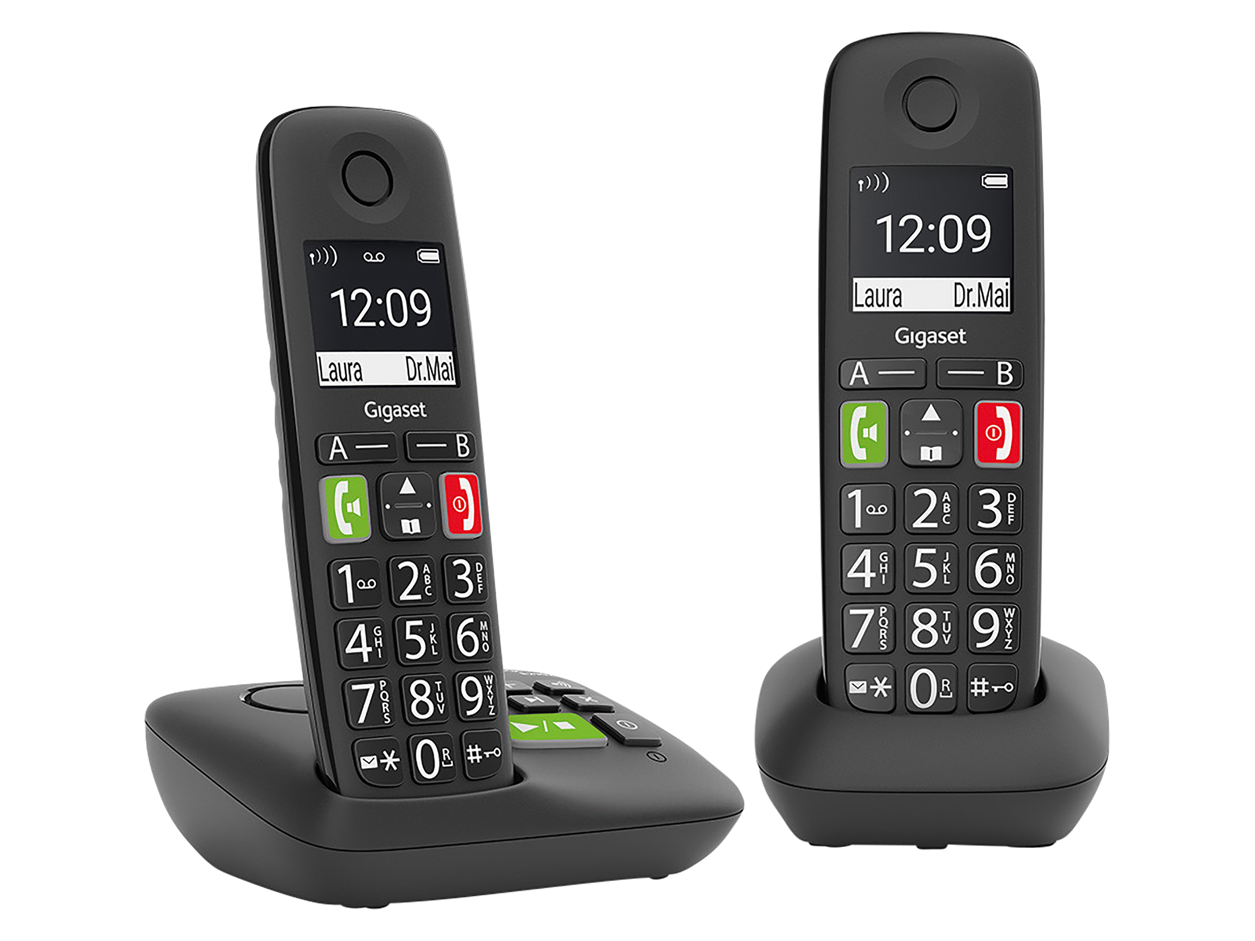 GIGASET Dect-Telefon E290A Duo schwarz GIGASET Dect-Telefon E290A Duo schwarz