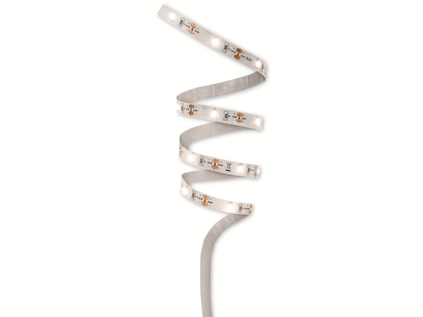 ANSMANN LED-Band 60 LEDs, Bewegungs-/Dämmerungssensor, inklusive 4 Micro-Batterien