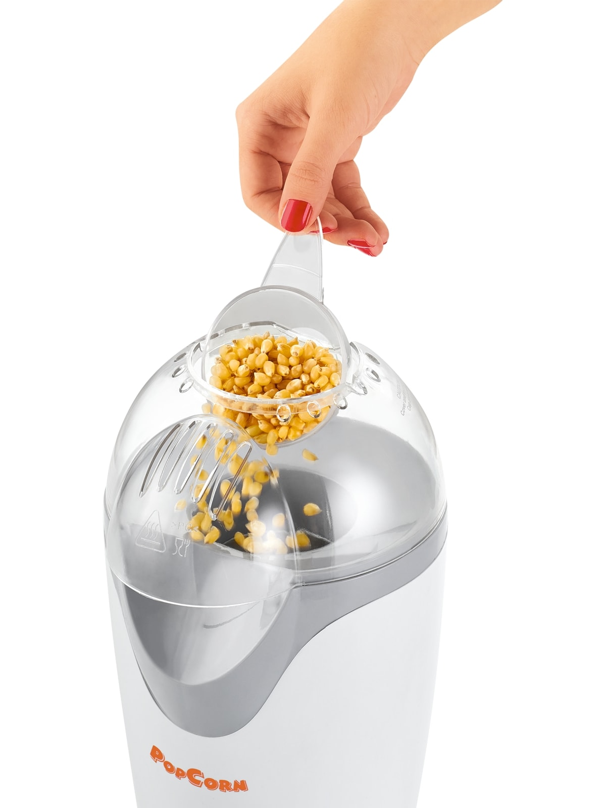 CLATRONIC Popcornmaschine PM 3635, 1200 W, weiß