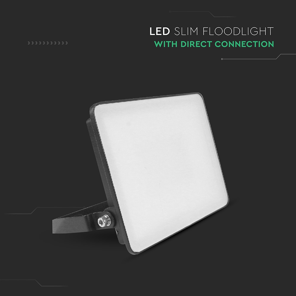 V-TAC LED-Fluter, VT-4419-FC, EEK: E, 20 W, 2400 lm, 4000 K, IP65, neutralweiß