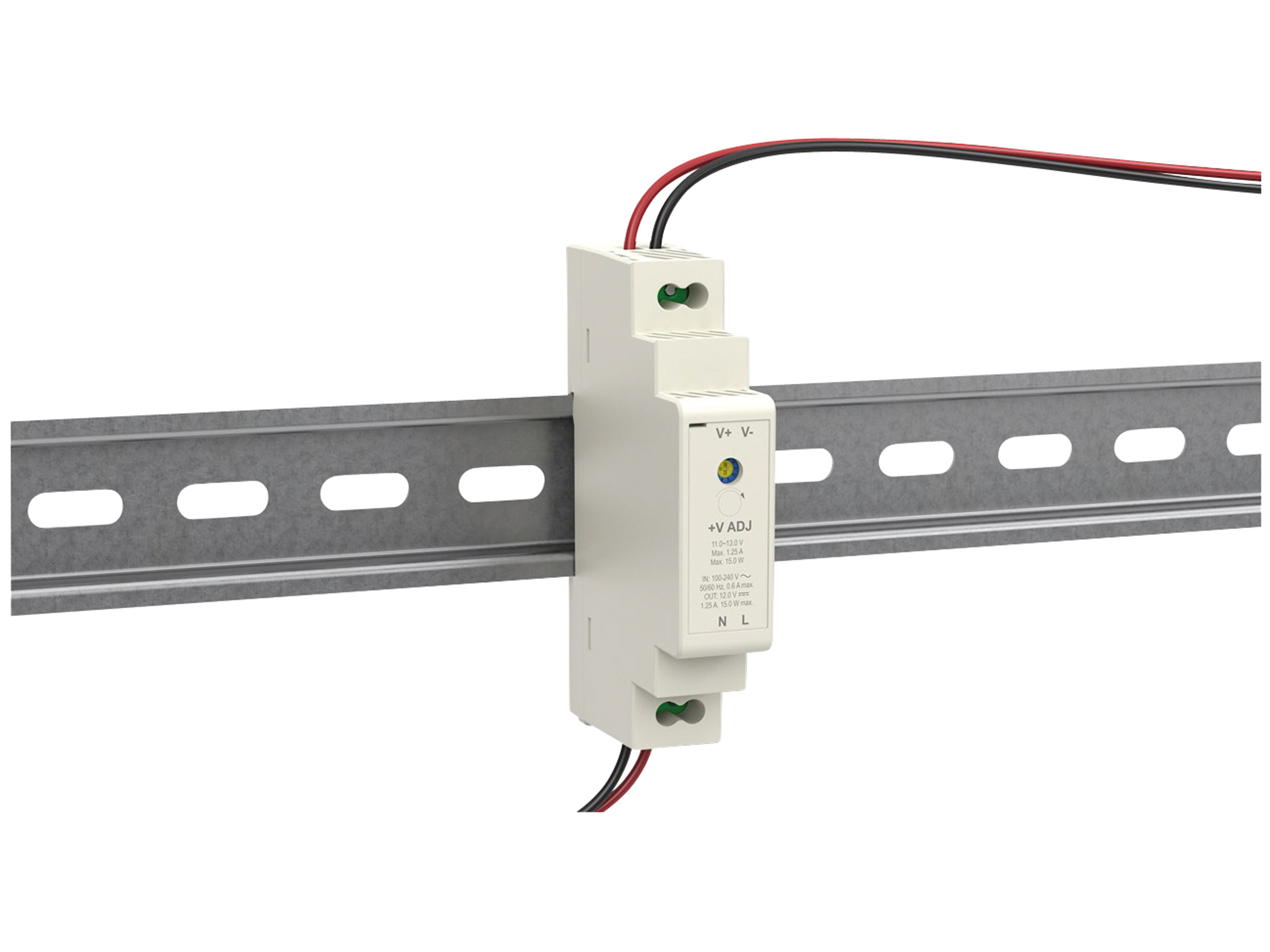 GOOBAY Hutschienen-Netzteil 59573, 12 V, 1,25 A, 15 W GOOBAY Hutschienen-Netzteil 59573, 12 V, 1,25 A, 15 W