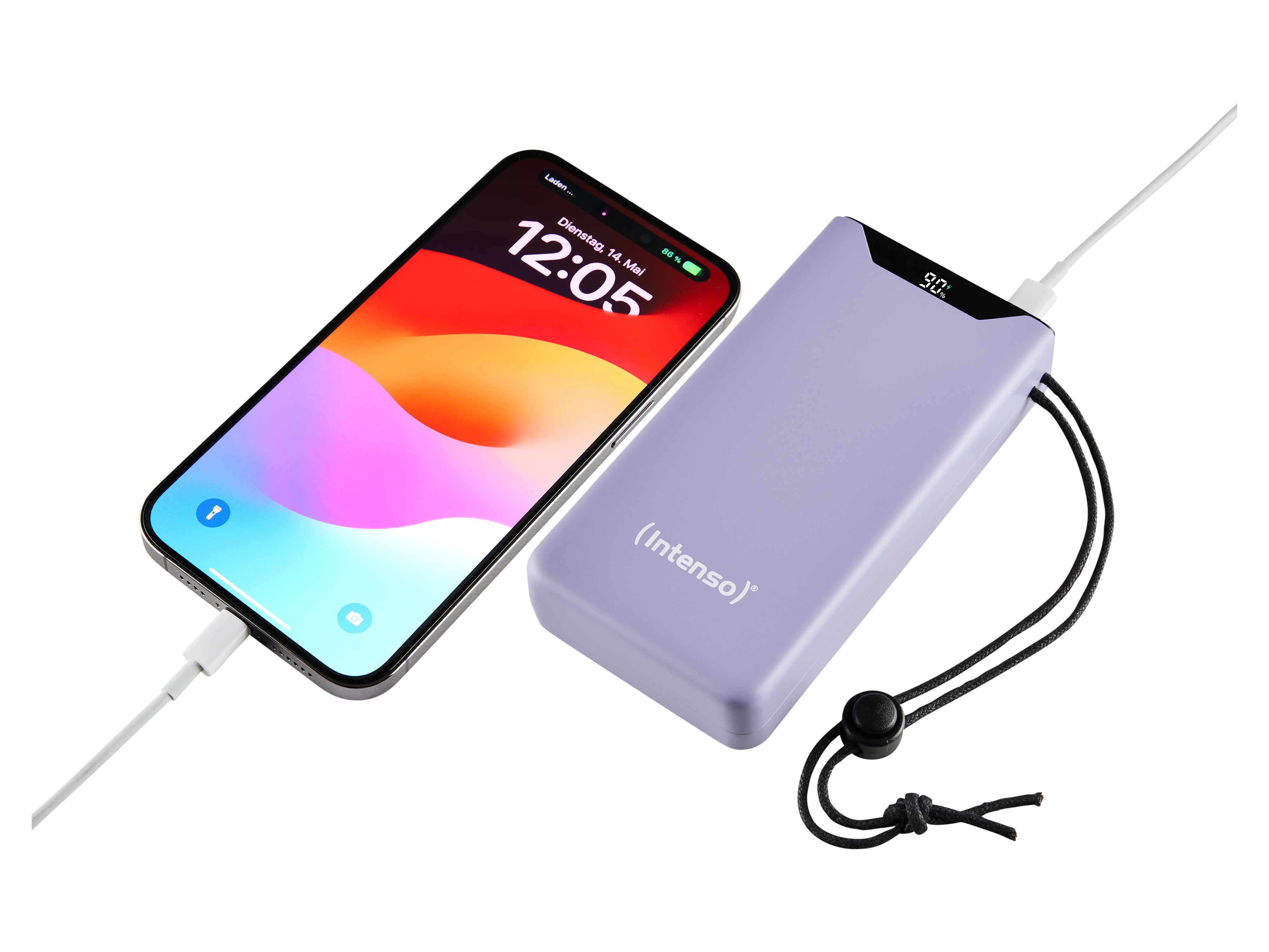 INTENSO USB Powerbank 7332053, F20000, 20.000mAh, 20 W, lila