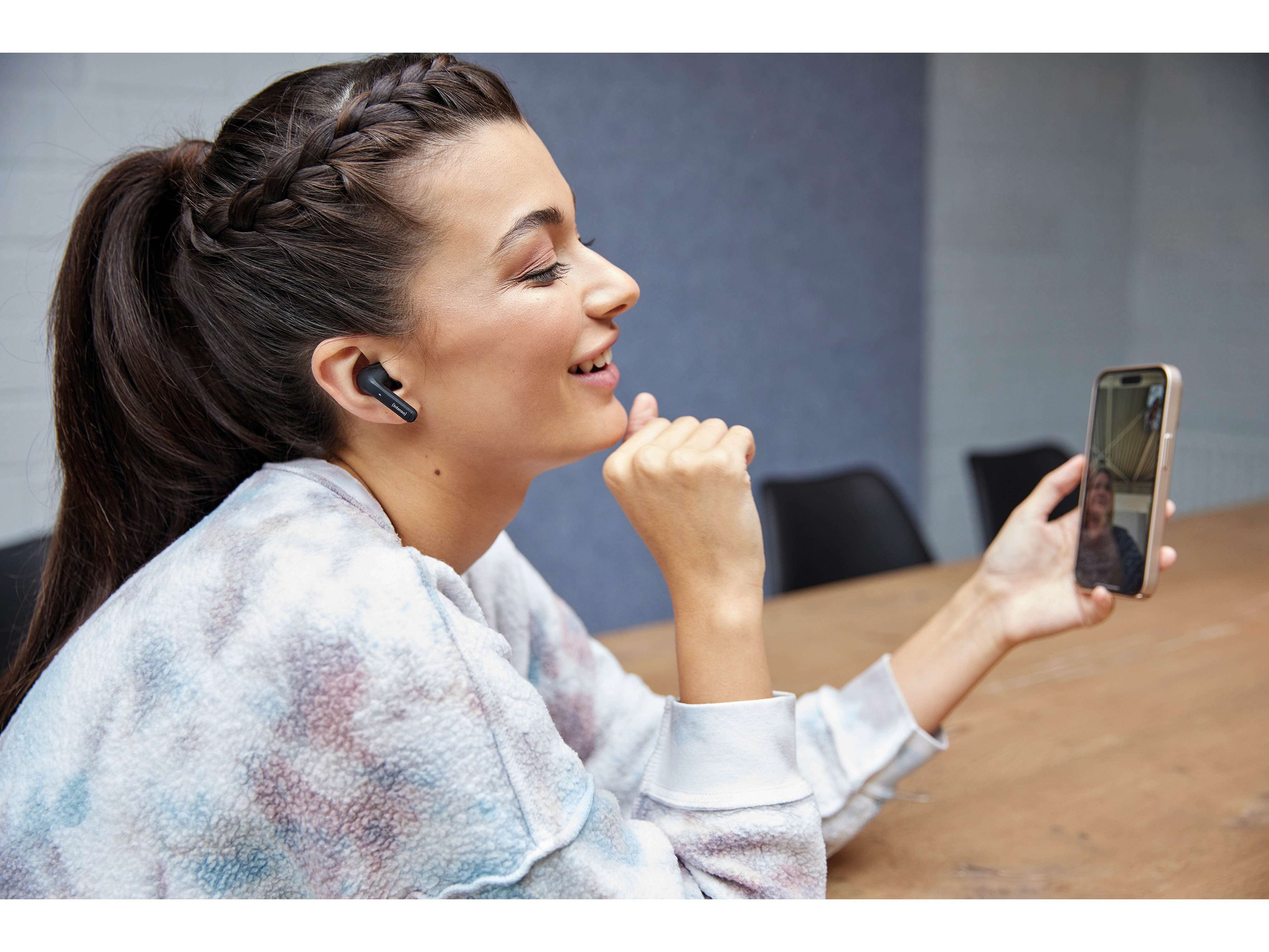 INTENSO In-Ear Kopfhörer Buds T300A, schwarz