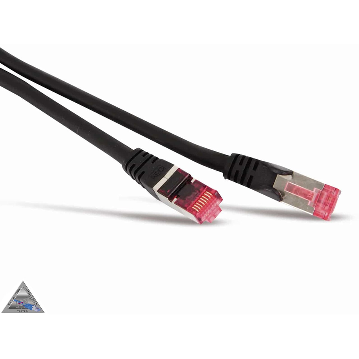 S-IMPULS CAT.6a Patchkabel, halogenfrei, GHMT zertifiziert, 10 m, schwarz S-IMPULS CAT.6a Patchkabel, halogenfrei, GHMT zertifiziert, 10 m, schwarz