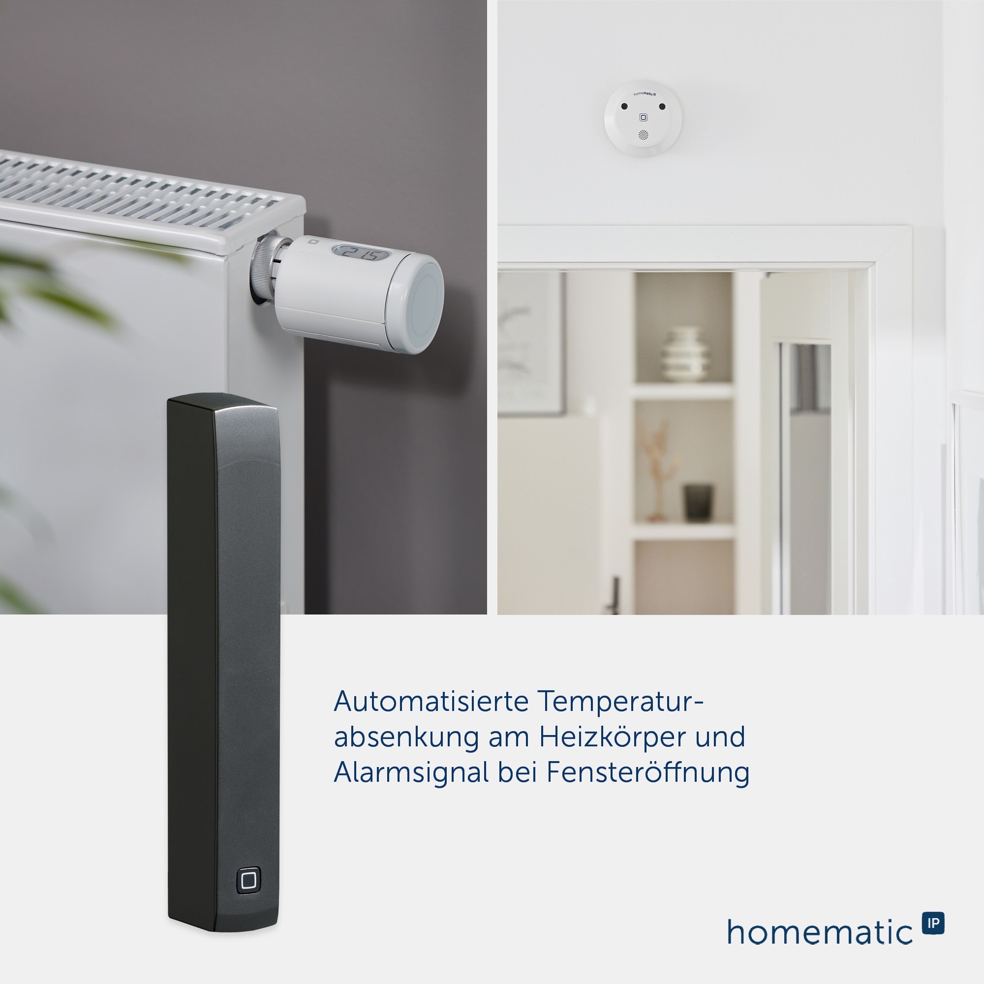 HOMEMATIC IP 160027A0, Fenster- und Türkontakt, optisch, anthrazit HOMEMATIC IP 160027A0, Fenster- und Türkontakt, optisch, anthrazit
