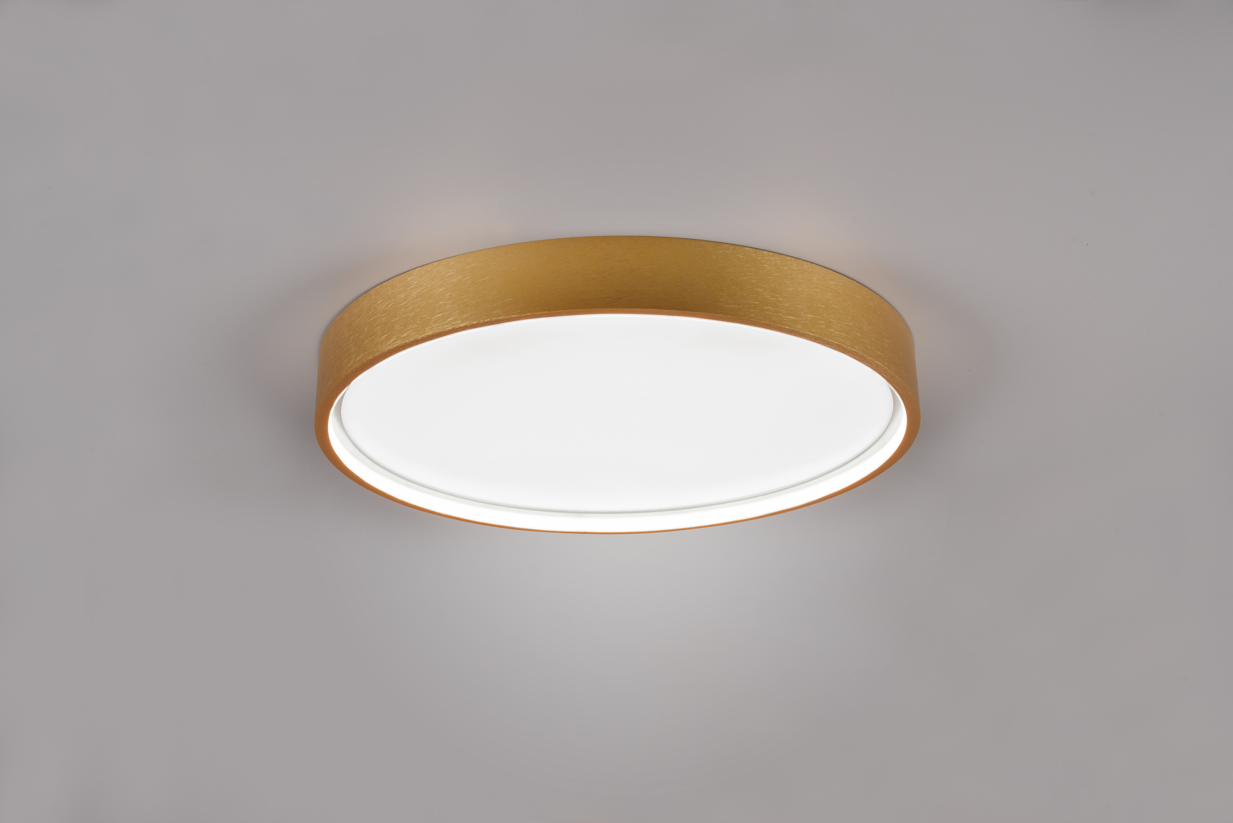 TRIO LED-Deckenleuchte Doha 641310208 Messing-matt, 29 W, 3260 lm, CCT