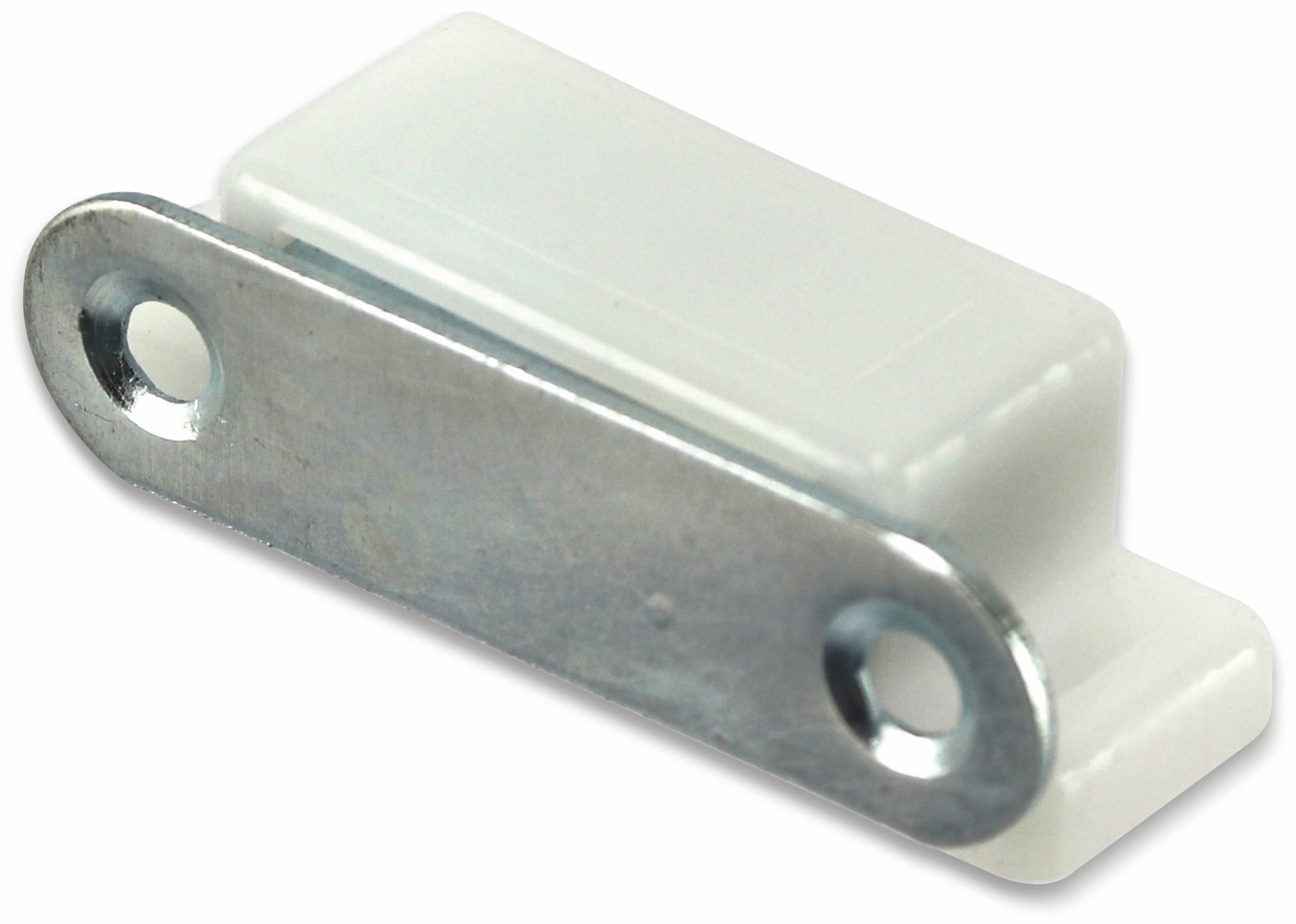 Magnetverschluss, 45x17x14 mm, weiß, 10 Stück