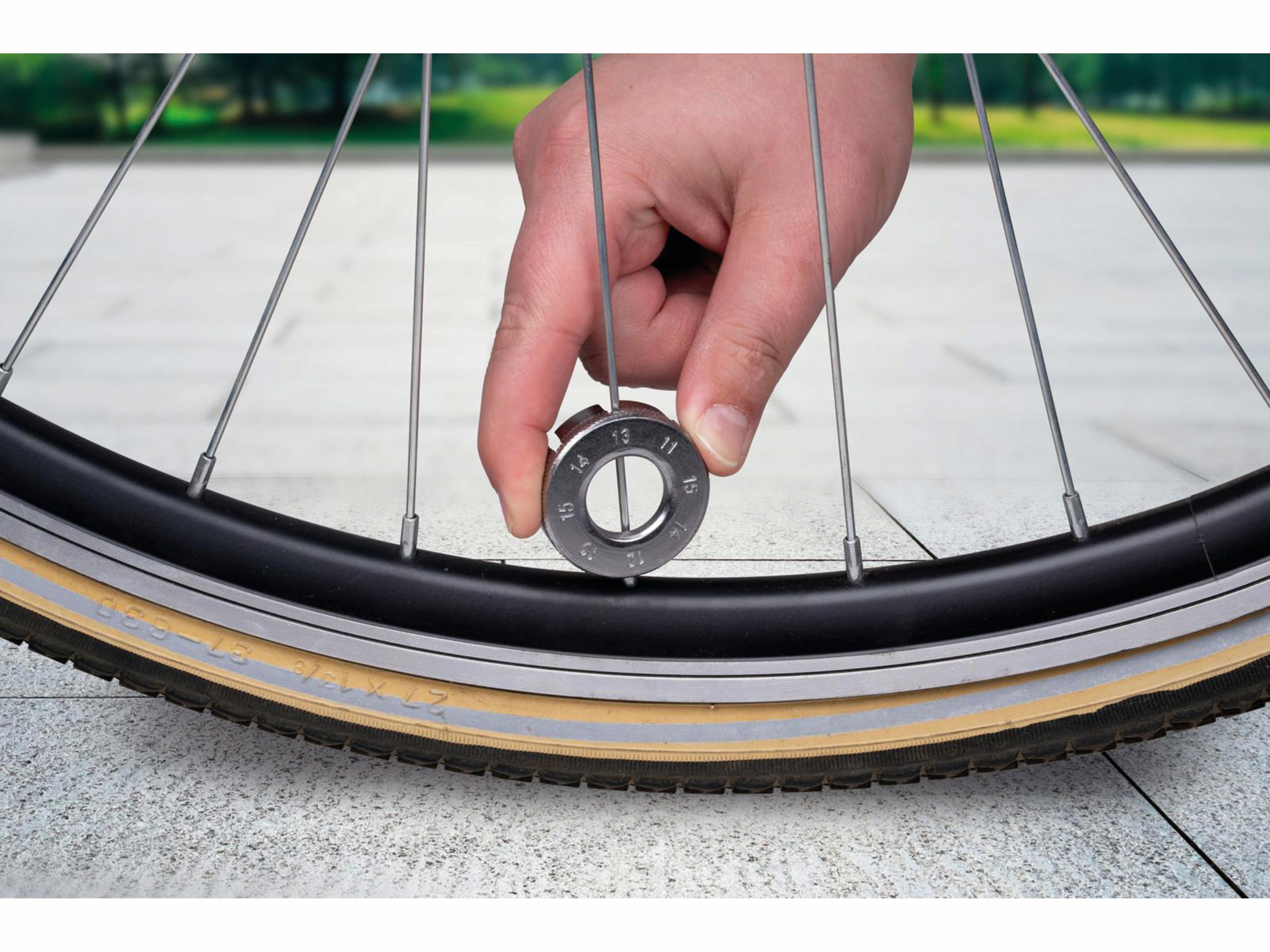 DUNLOP Fahrrad-Speichenschlüssel, 10-15, 50g DUNLOP Fahrrad-Speichenschlüssel, 10-15, 50g