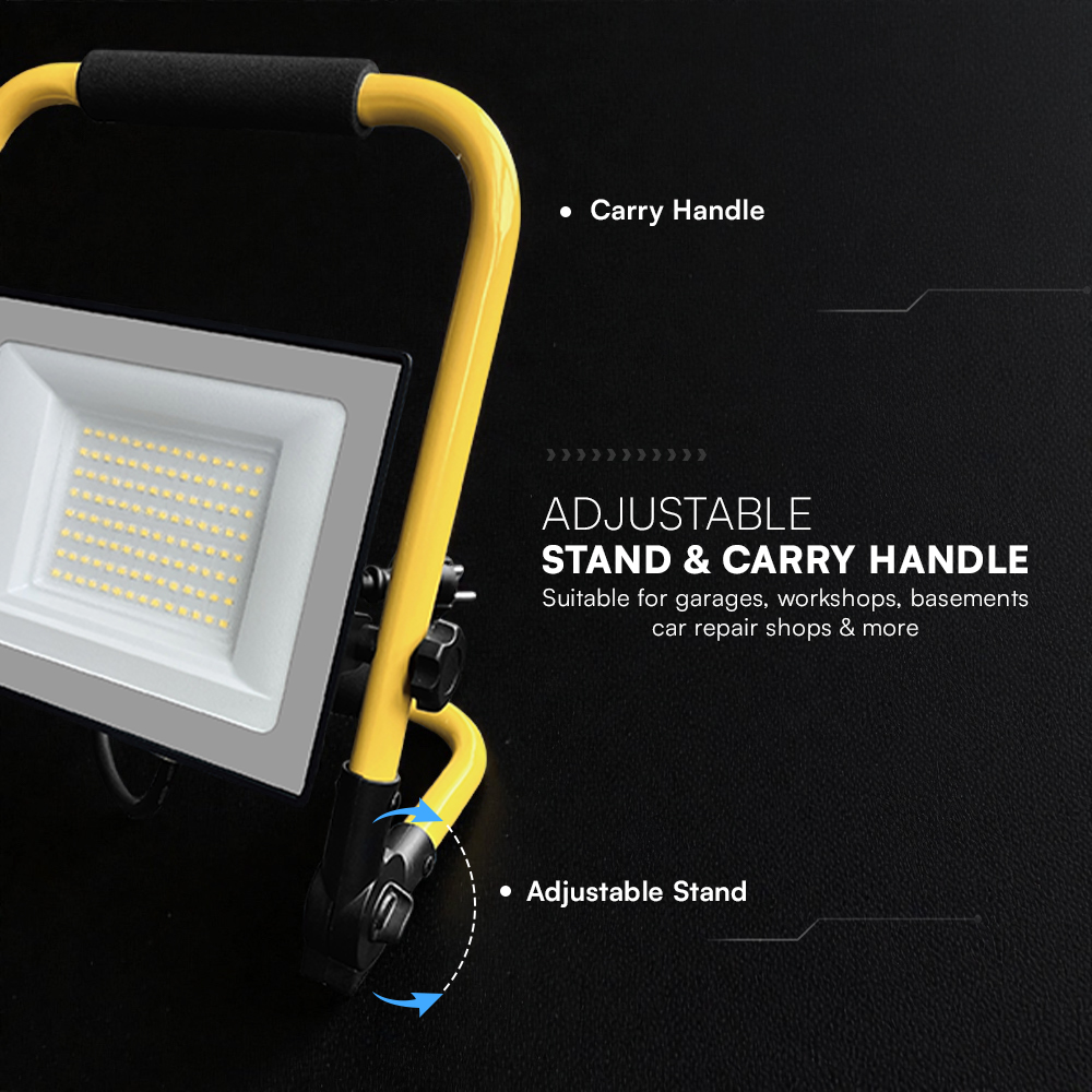 V-TAC LED-Arbeitsleuchte VT-242196, EEK: F, 50W, 5000lm, 6500k, 115°