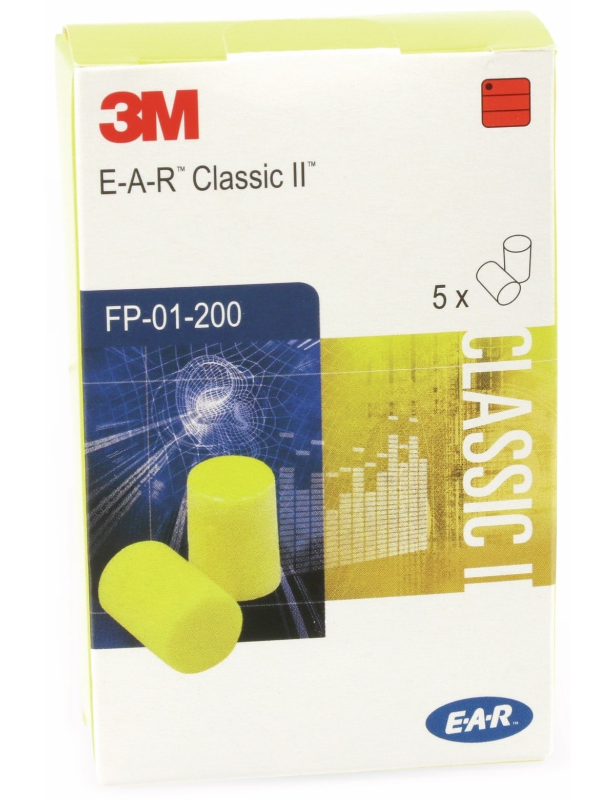 3M Gehörschutz-Stöpsel EAR Classic II, 5 Paar 3M Gehörschutz-Stöpsel EAR Classic II, 5 Paar