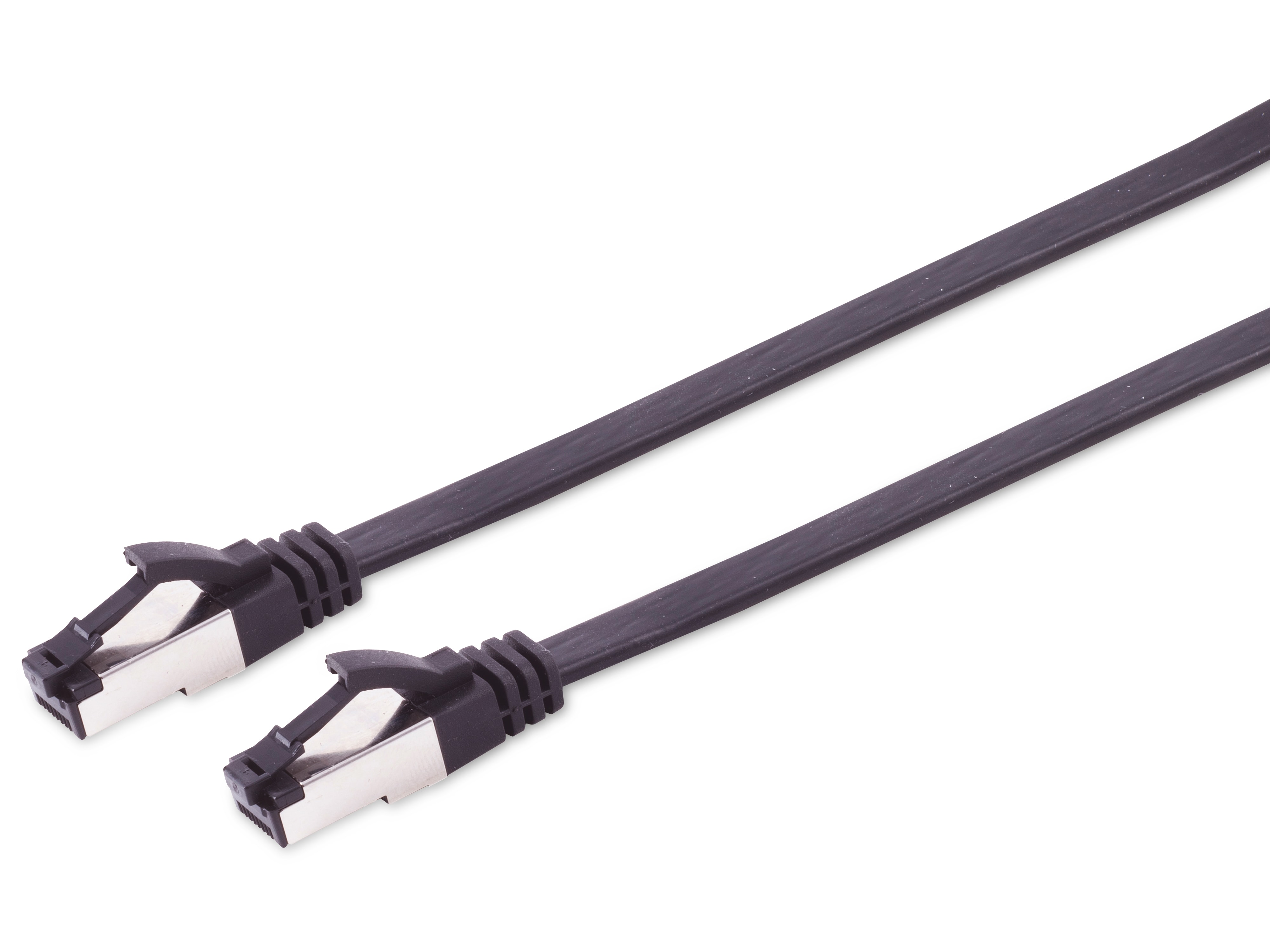 S-IMPULS CAT.8.1 Netzwerkkabel, flach, TPE, schwarz, 10,0 m S-IMPULS CAT.8.1 Netzwerkkabel, flach, TPE, schwarz, 10,0 m