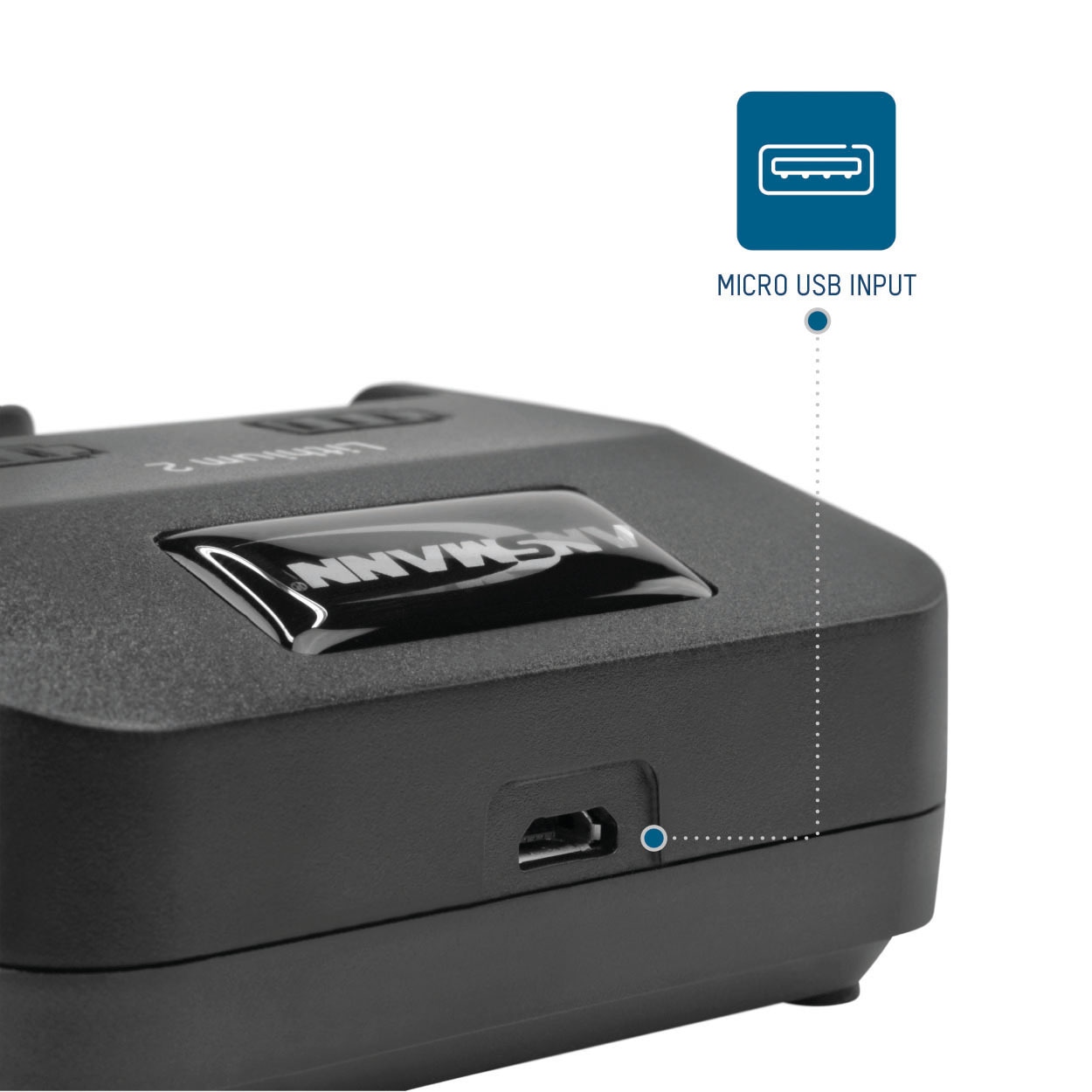 ANSMANN Ladegerät, Lithium 2, Li-Ion/NIMH, USB