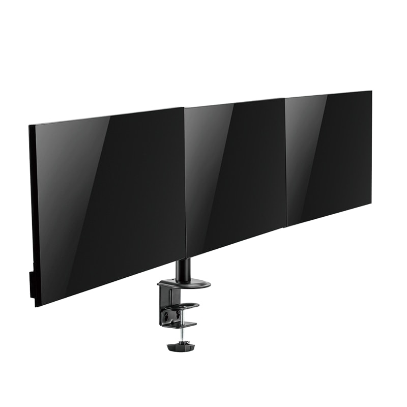 LOGILINK Monitorhalterung BP0173 3fach 17-27, Aluminium LOGILINK Monitorhalterung BP0173, 3-fach, 43,2 - 68,6 cm (17" - 27"), Aluminium
