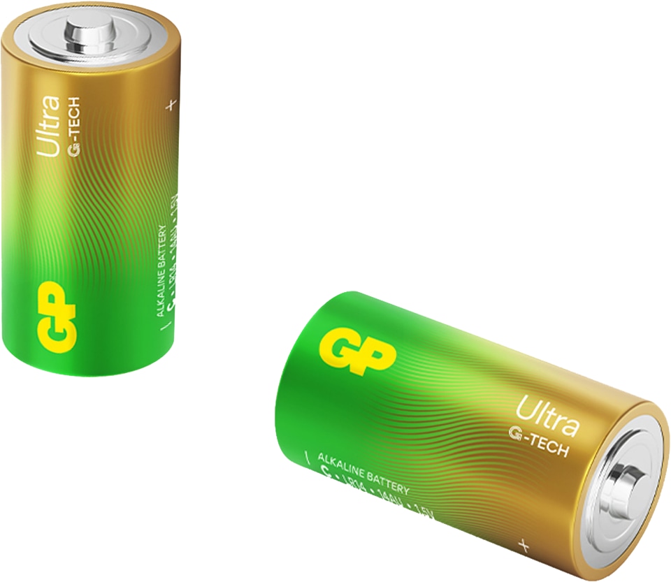 GP C-Baby-Batterie Alkaline Ultra, 1,5 V, 2 Stück