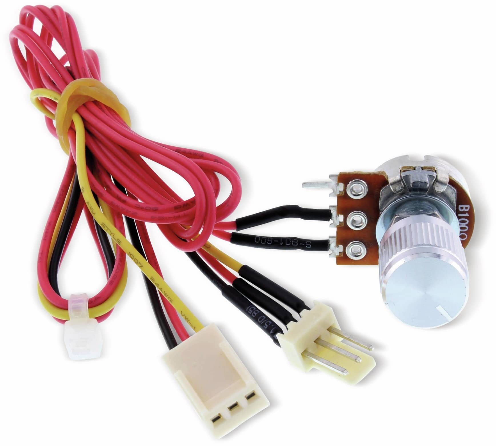 INLINE Stufenlose Lüfterregelung Drehpotentiometer 3-polig 5-12 V INLINE Stufenlose Lüfterregelung Drehpotentiometer 3-polig 5-12 V