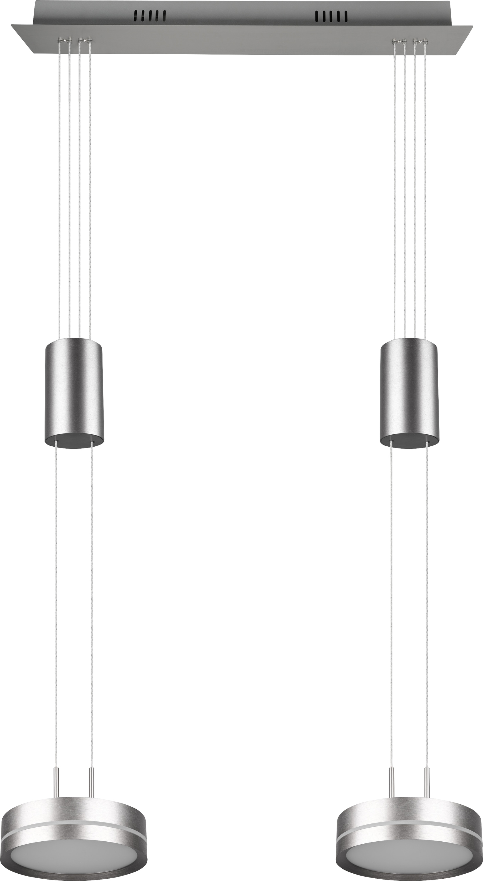 TRIO LED-Pendelleuchte Franklin 326510207 nickel 18 W, 2100 lm, 3000 K