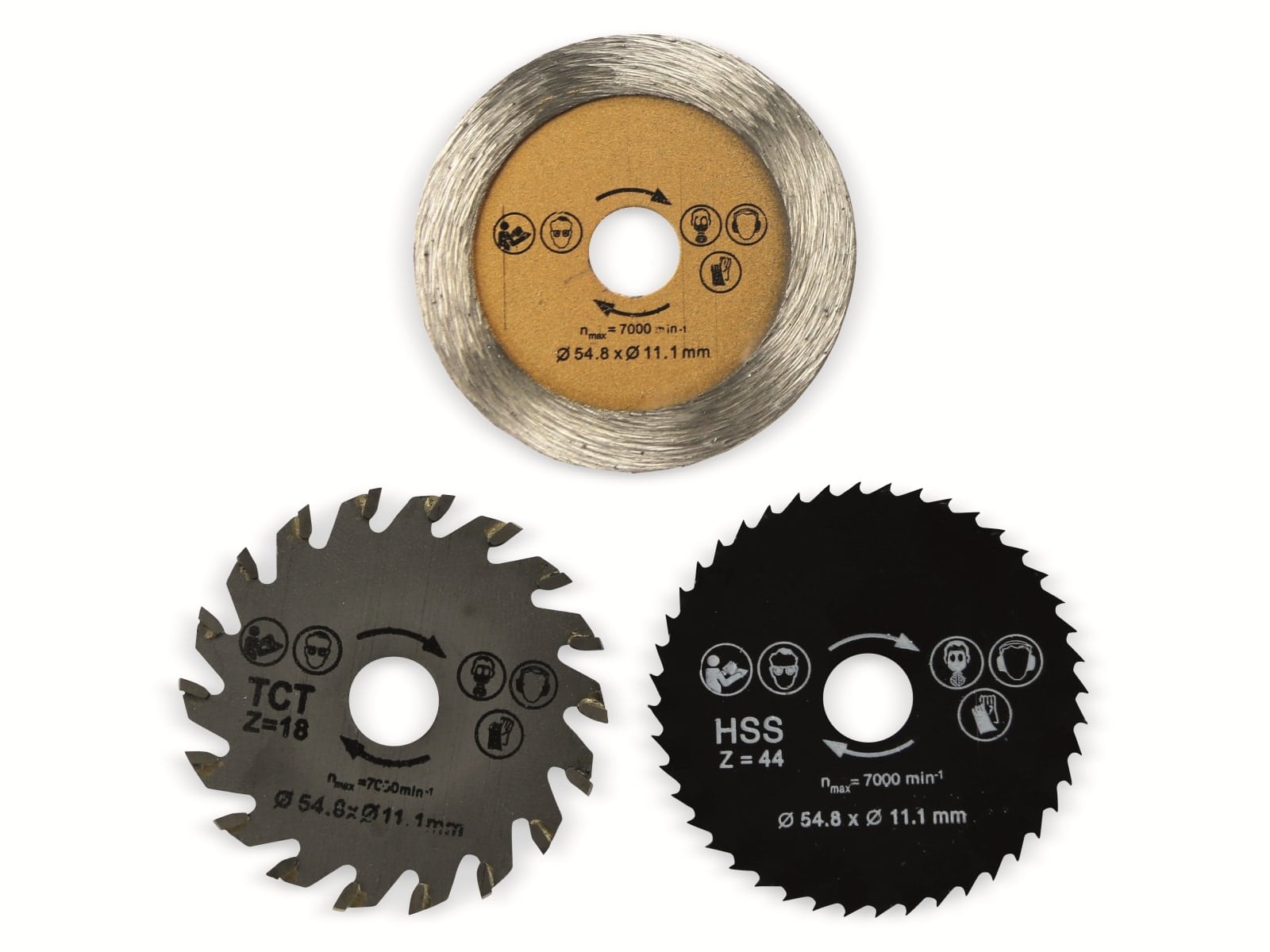 DAYTOOLS Mini-Sägeblätter SB-54.8-3, 54,8 mm, 3-teilig DAYTOOLS Mini-Sägeblätter SB-54.8-3, 54,8 mm, 3-teilig