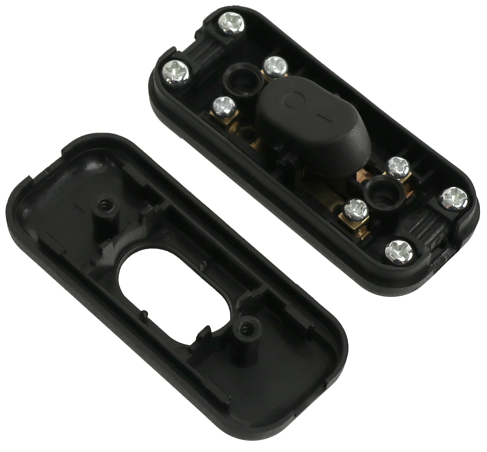 BKL Schnur-Zwischenschalter, schwarz