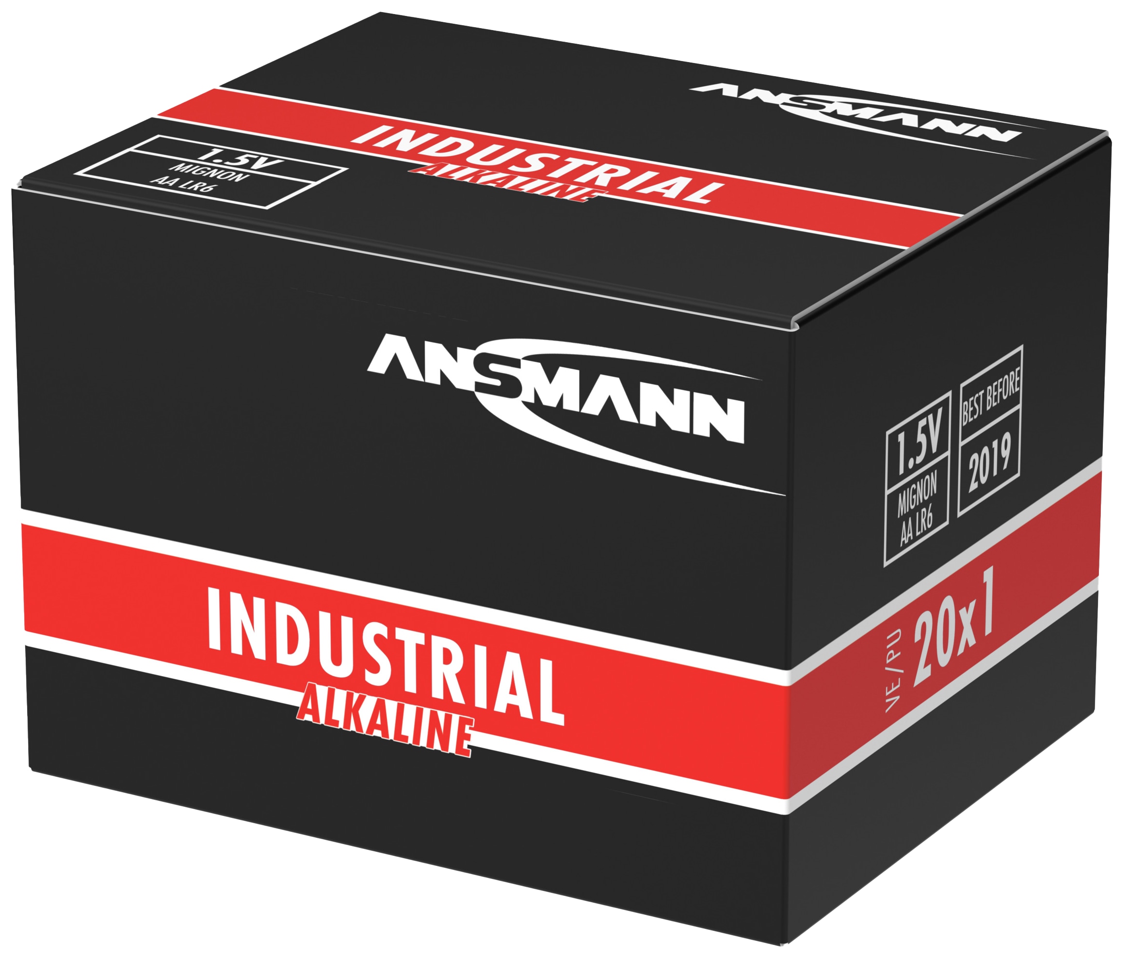 ANSMANN Mignon-Batterien, INDUSTRIAL, 20 Stück