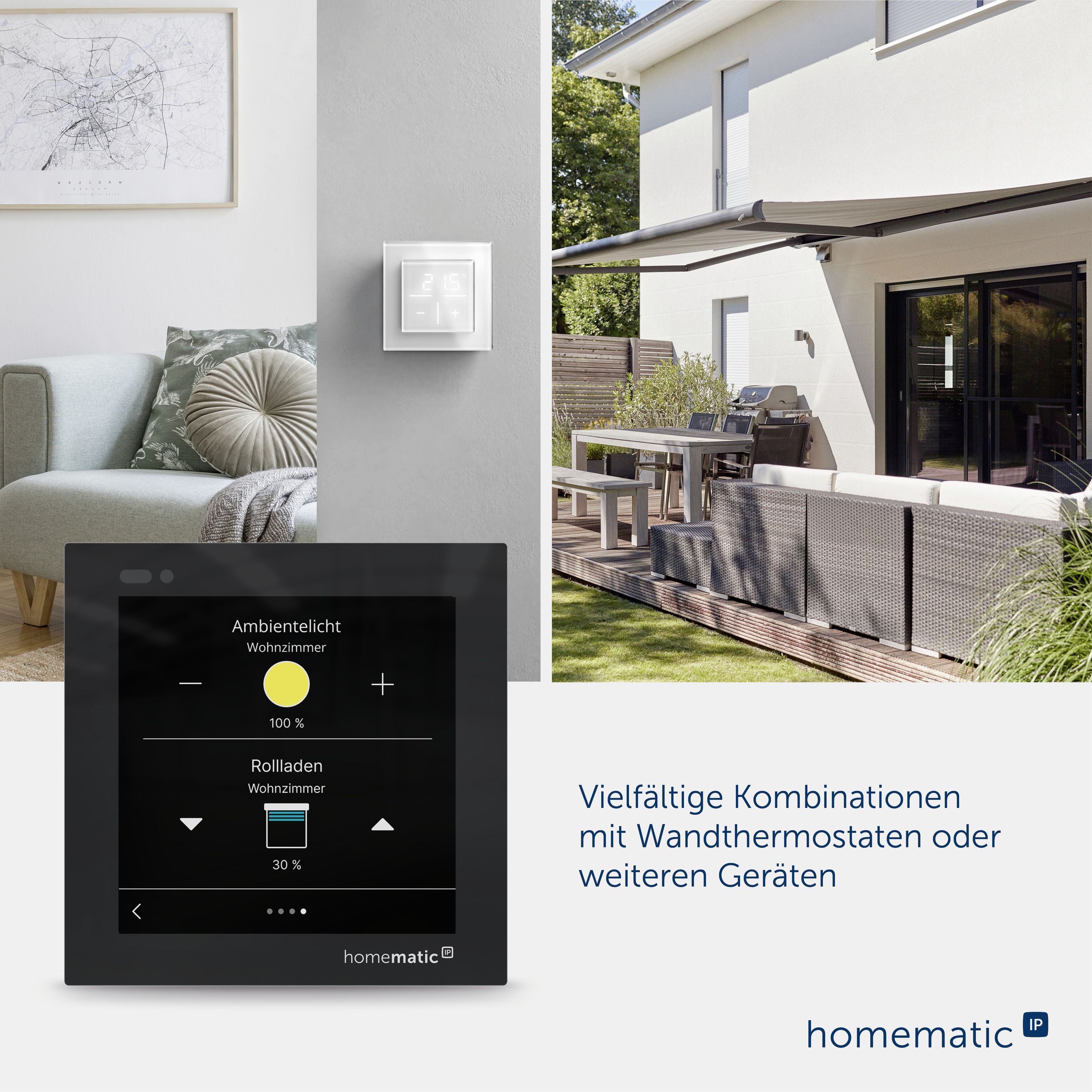 HOMEMATIC IP 161937A0, Glasdisplay plus