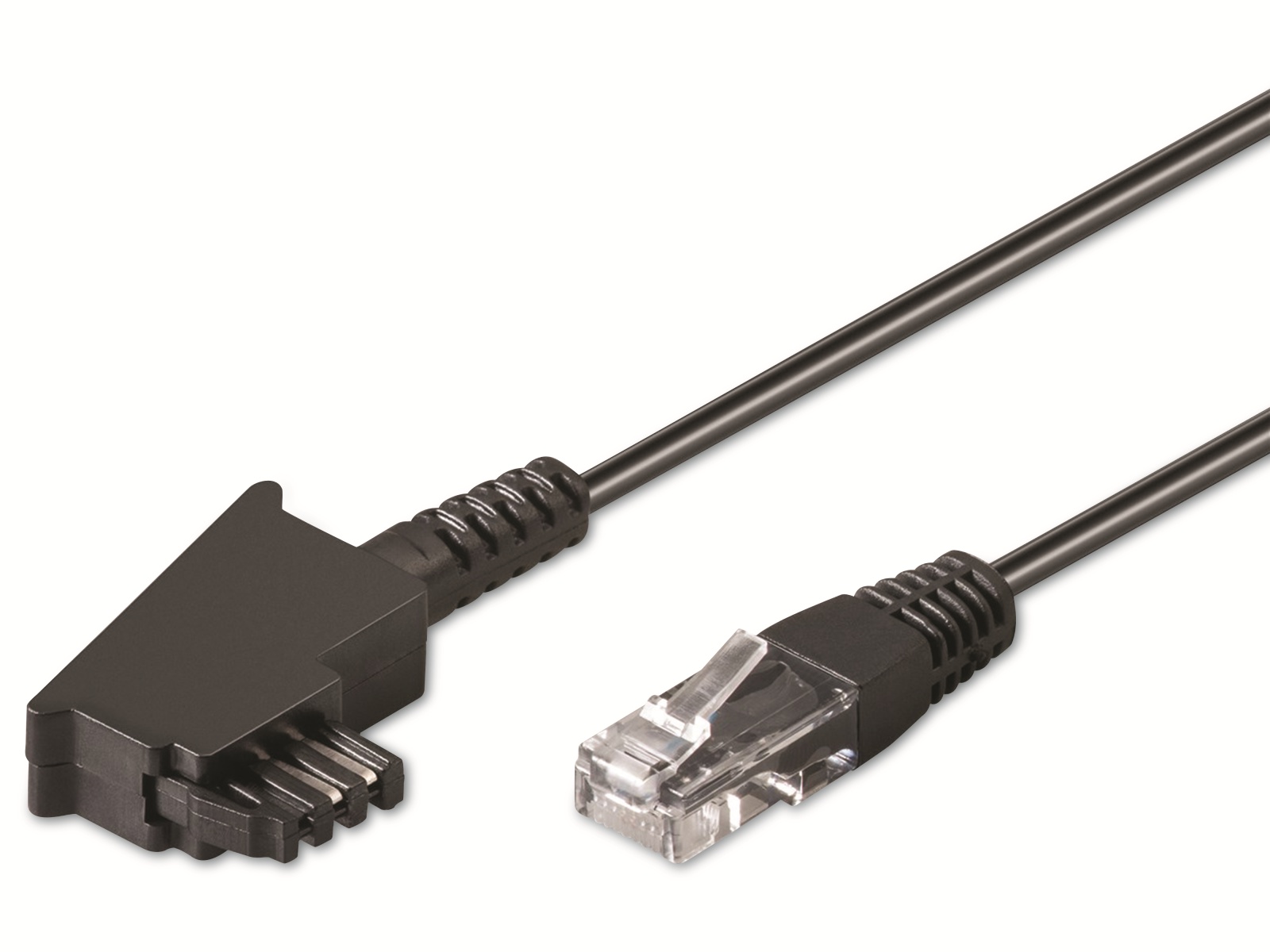 GOOBAY DSL-Anschlusskabel, TAE/F, 8P2C, schwarz, 3 m GOOBAY DSL-Anschlusskabel, TAE/F, 8P2C, schwarz, 3 m