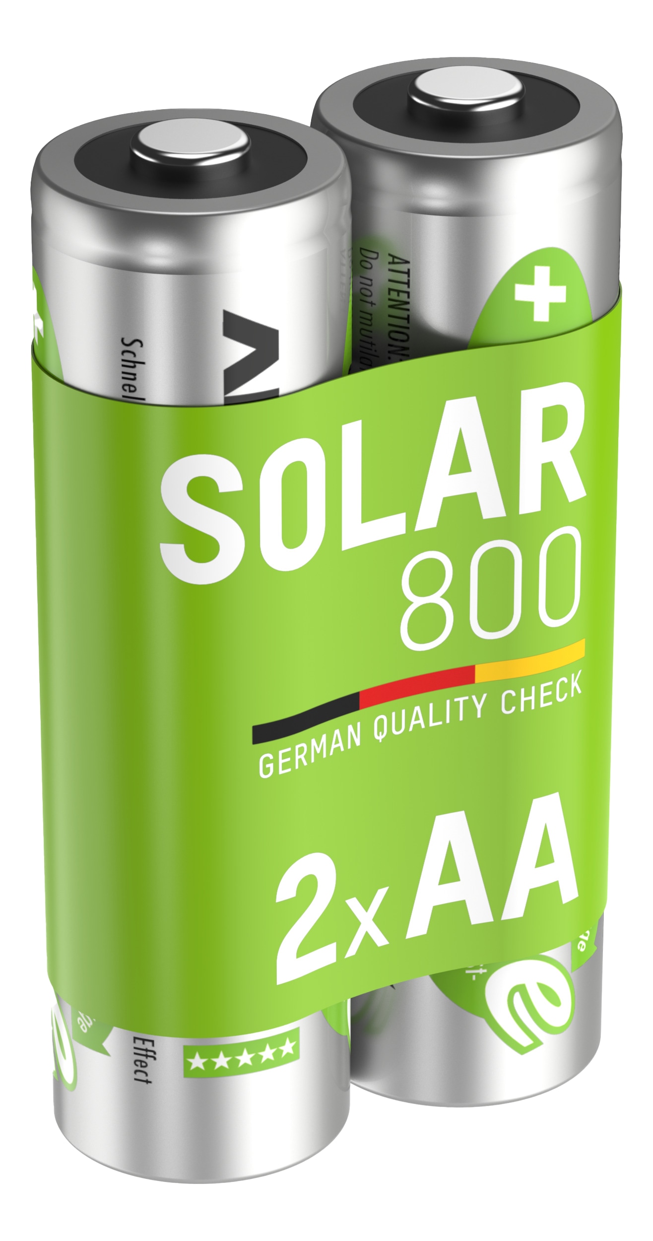 ANSMANN Solar NiMH Akku Mignon AA 800 mAh maxE 2-Stück