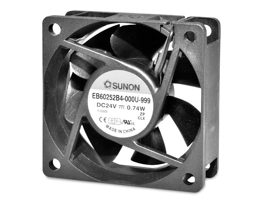 SUNON Axiallüfter EB60252S1-999, 60x60x25 mm, 24 V- SUNON Axiallüfter EB60252S1-999, 60x60x25 mm, 24 V-