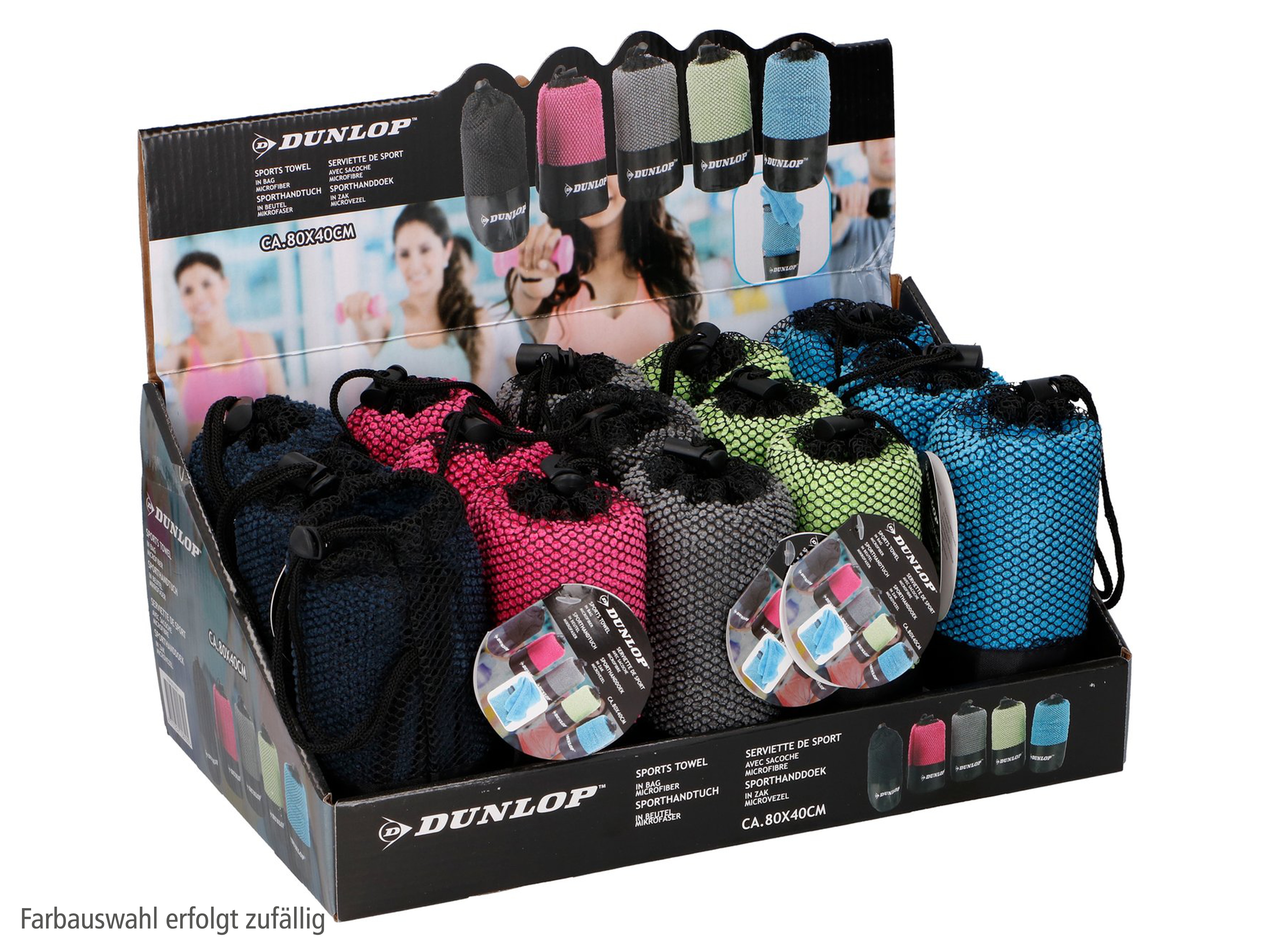 Sporthandtuch DUNLOP, 80x40 cm Sporthandtuch DUNLOP, 80x40 cm