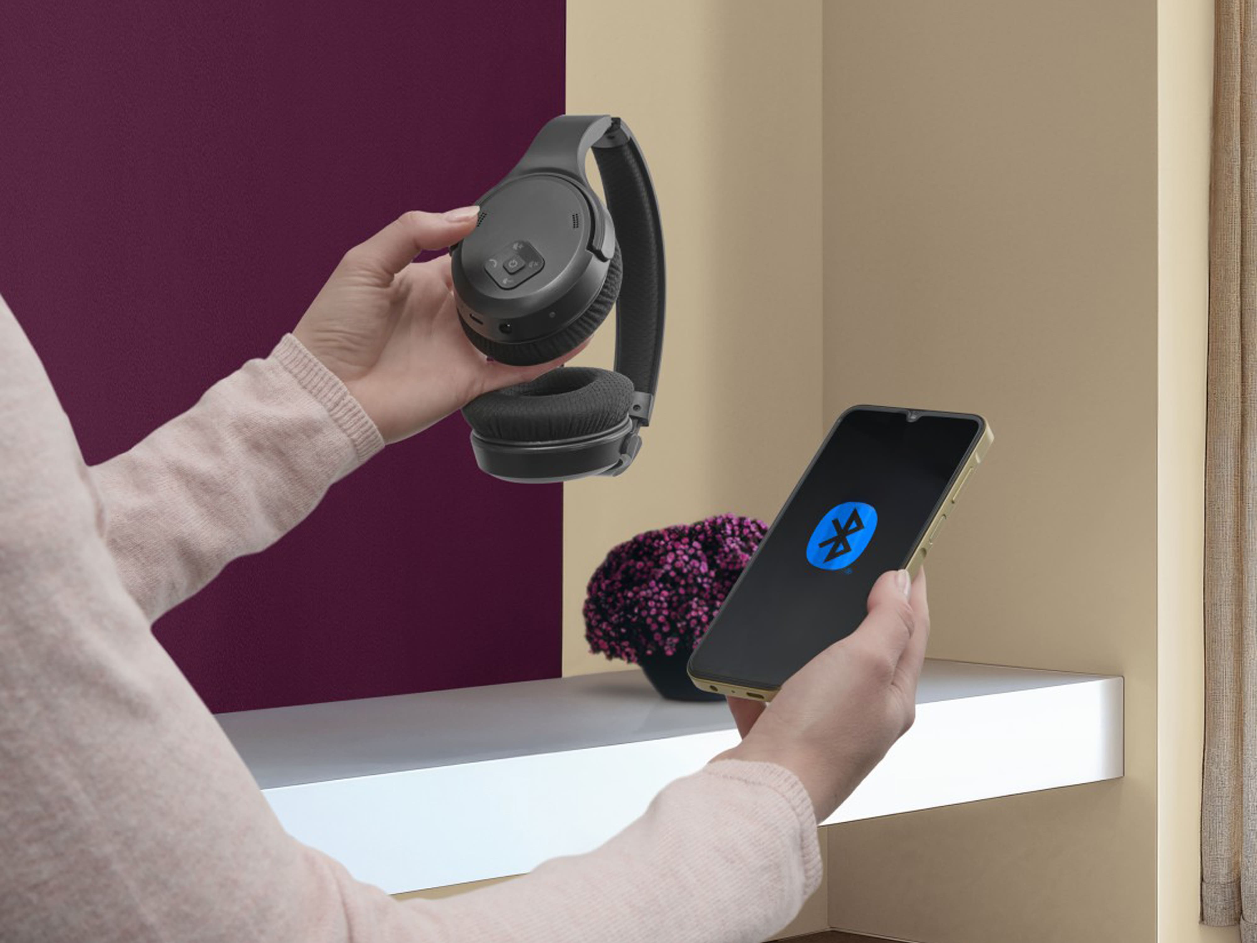 Fernseh-Kopfhörer HAMA, Over-Ear, Bluetooth, 2,4 GHz Dongle