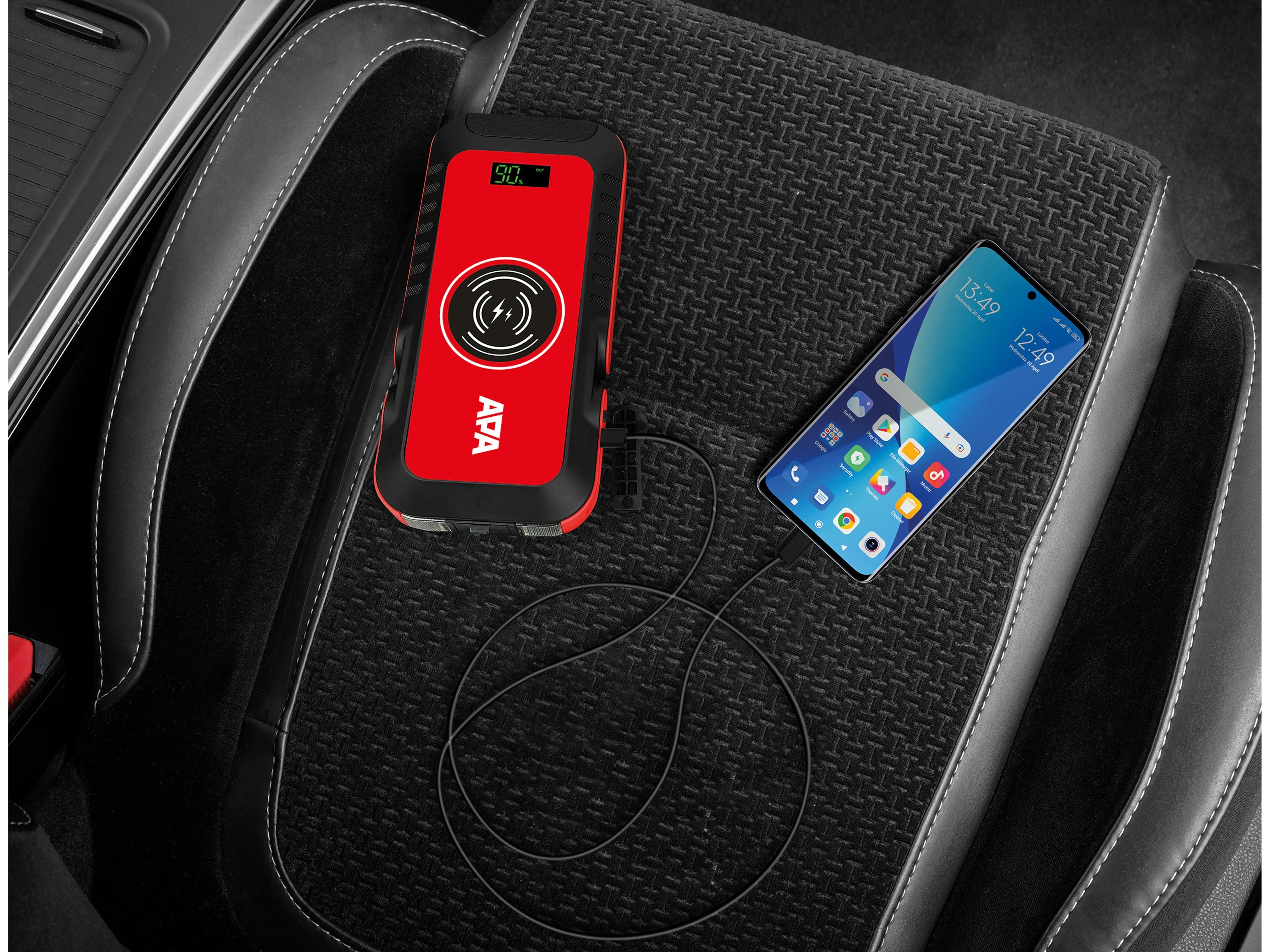 APA Lithium Powerpack 16.000 mAh, mit Starthilfe 16444