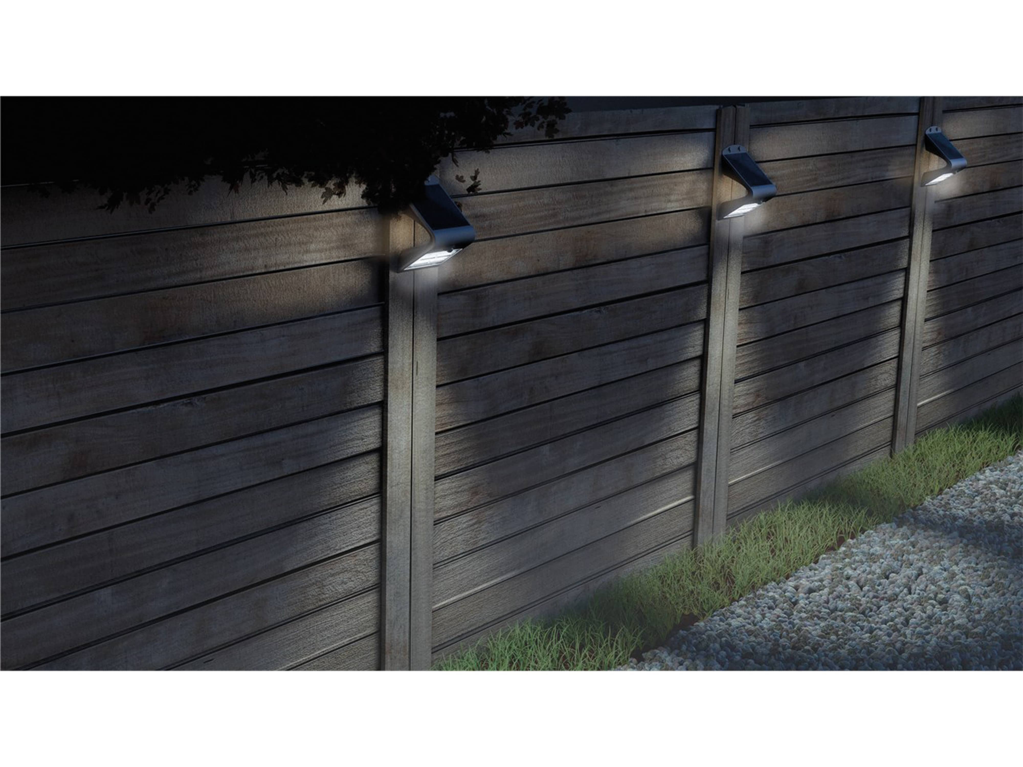 GOOBAY Solar LED-Wandleuchte mit Bewegungsmelder, 1,5 W, weiß GOOBAY Solar LED-Wandleuchte mit Bewegungsmelder, 1,5 W, weiß