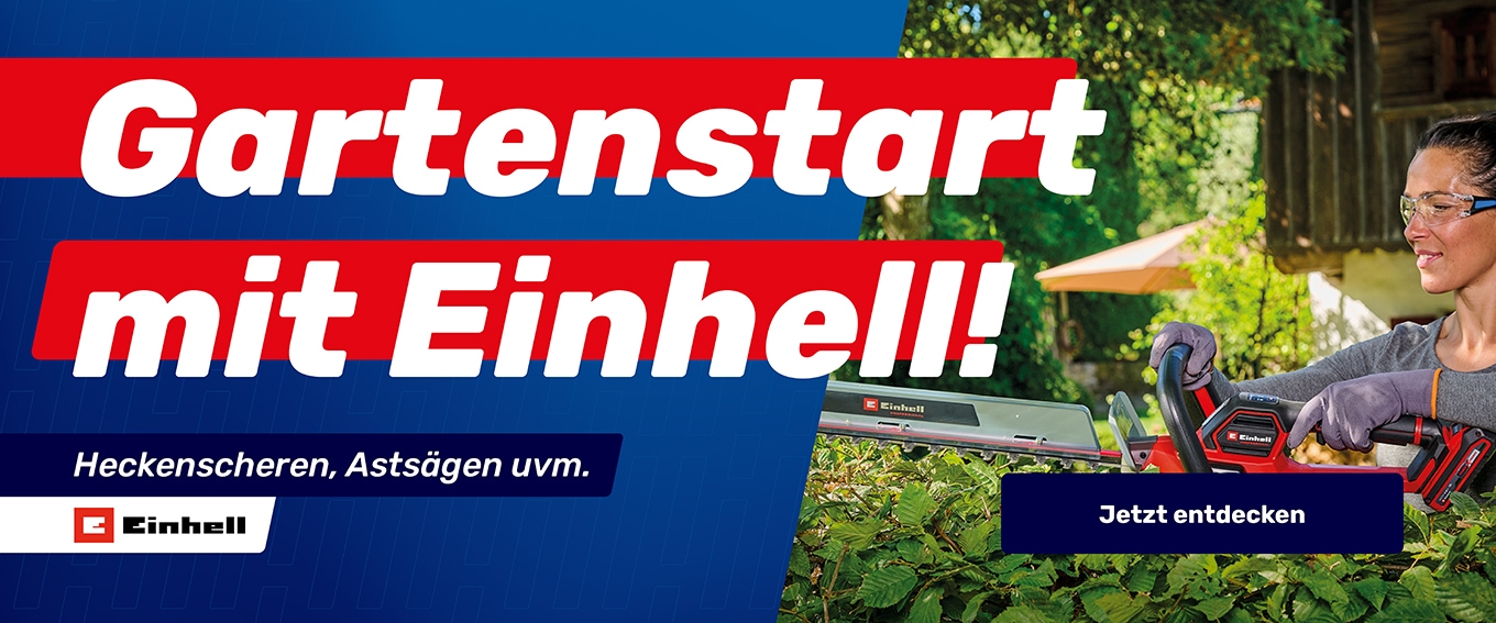Gartenstart mit Einhell