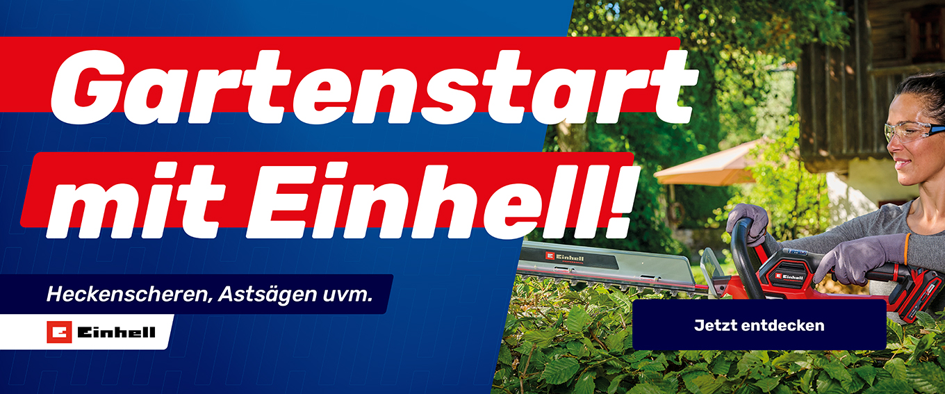 Gartenstart mit Einhell Gartenstart mit Einhell