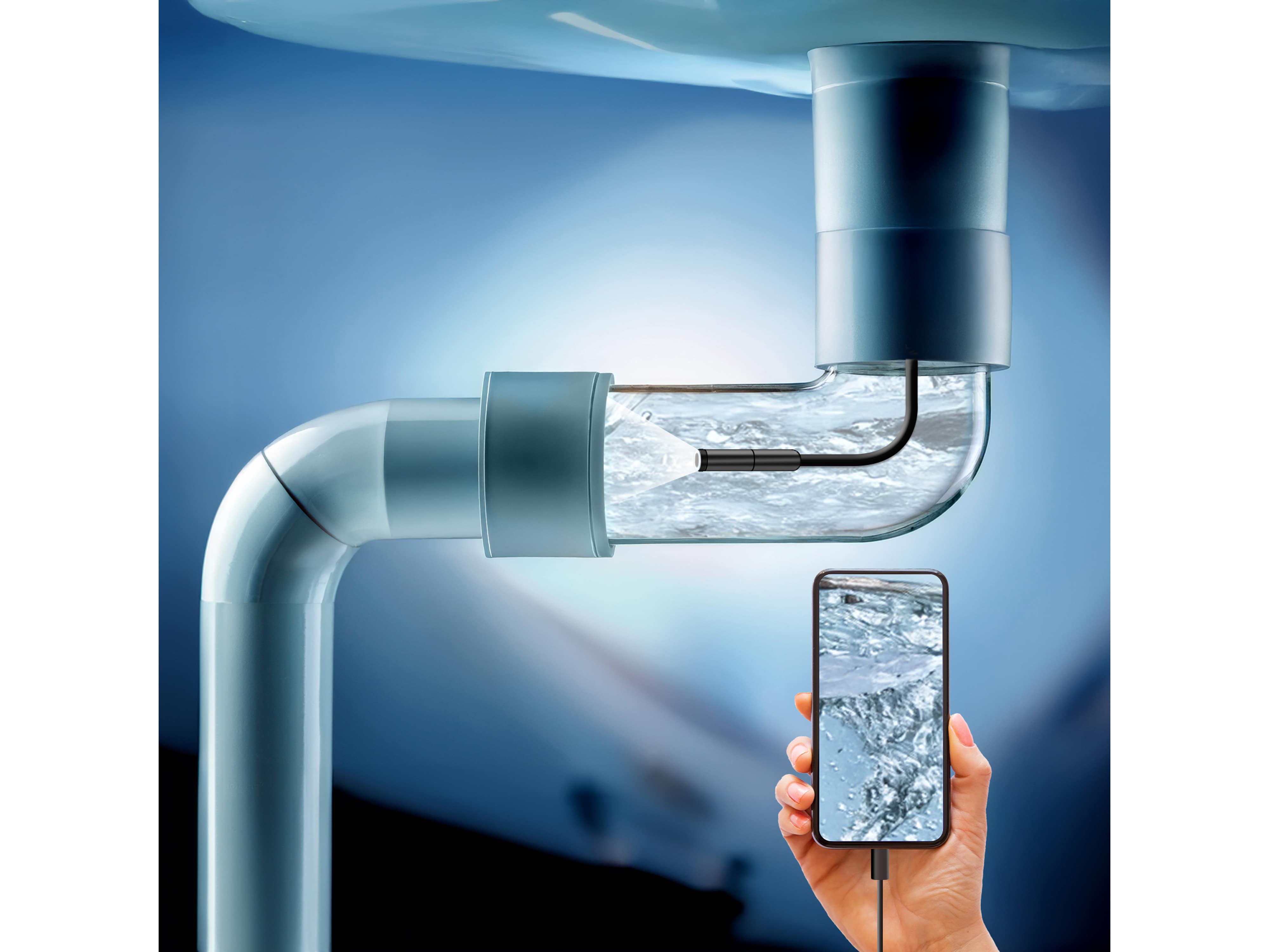 TECHNAXX USB-C Endoskopkamera TX-386, mit Licht