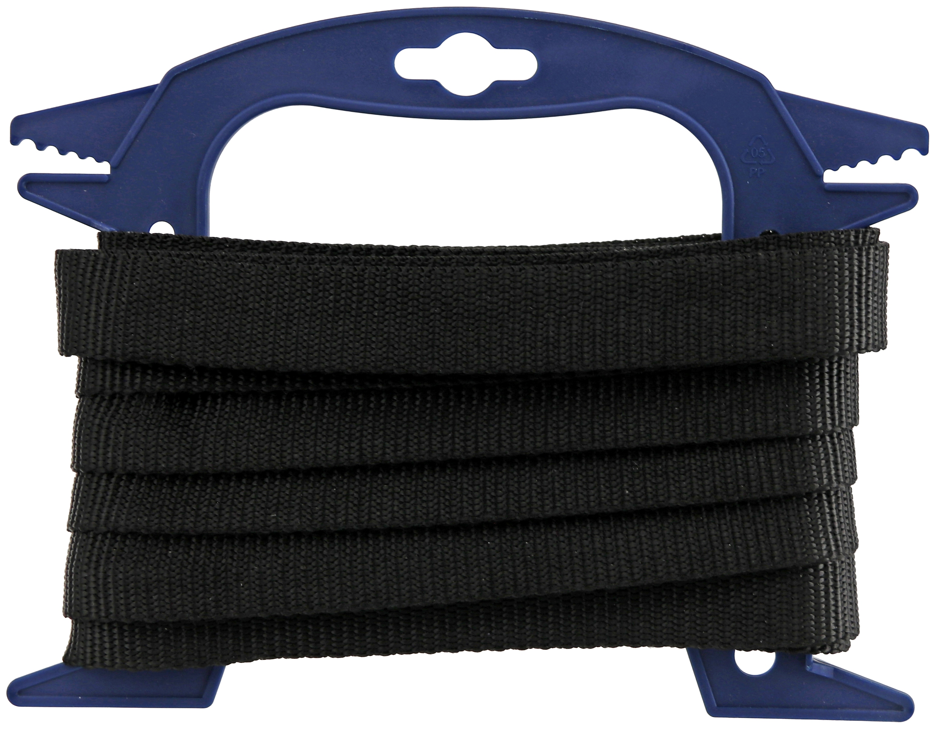 Gurtband, Tragkraft 115 kg, Bruchfestigkeit 460 kg, schwarz