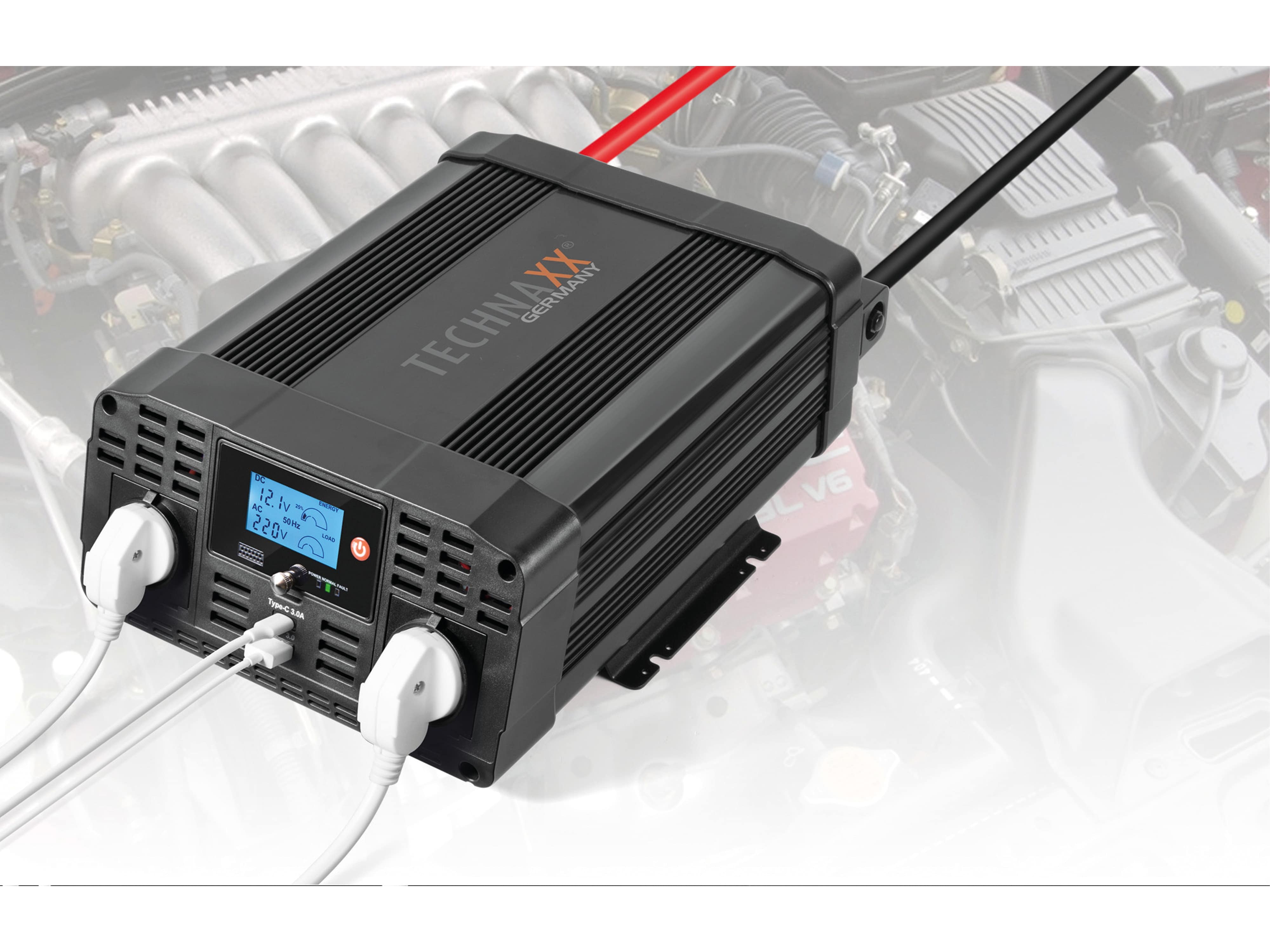 TECHNAXX Wechselrichter TE20, 2000 W TECHNAXX Wechselrichter TE20, 2000 W