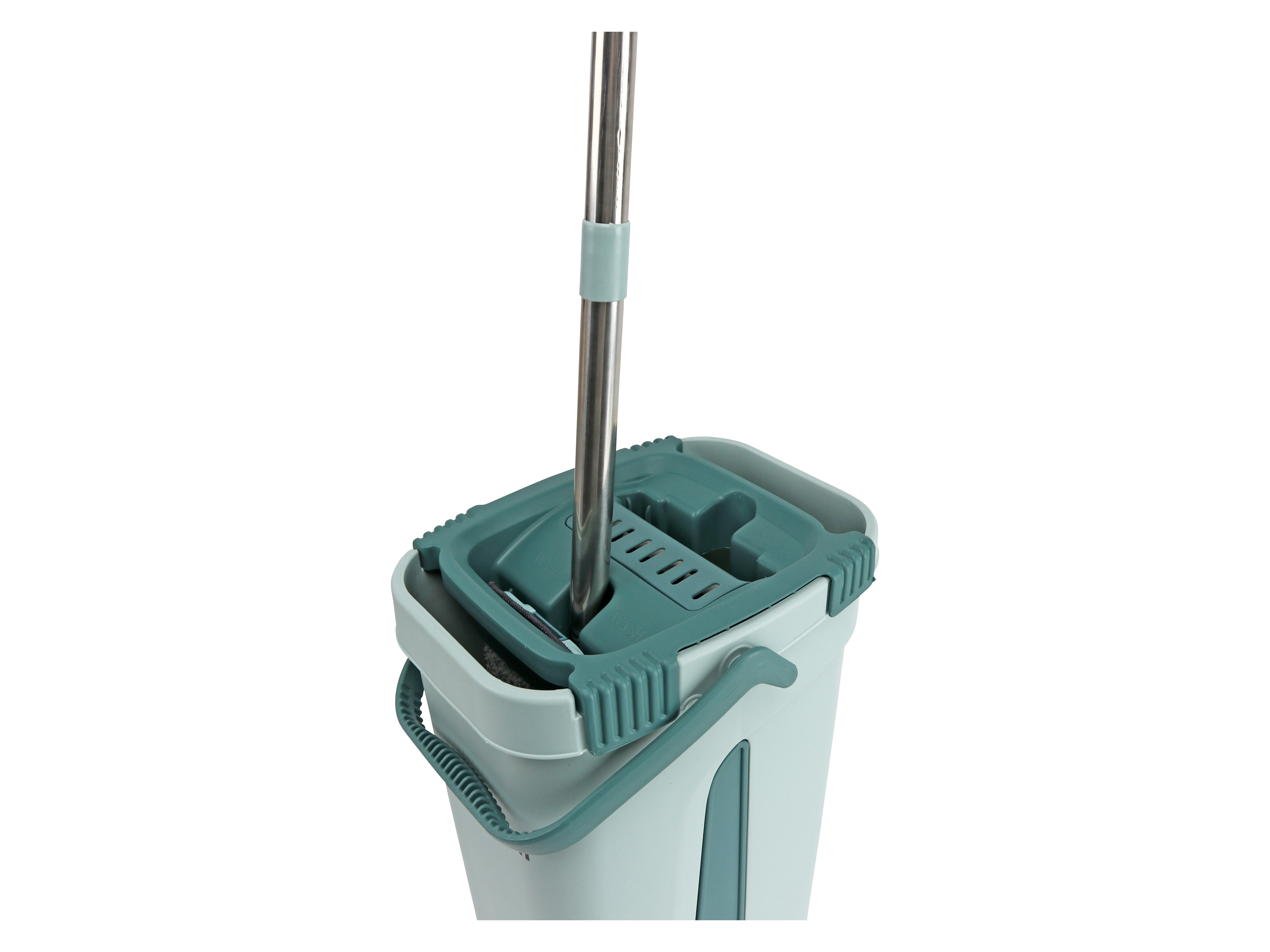 PUREWISH Bodenwisch-Set mit Eimer und Wischbezügen