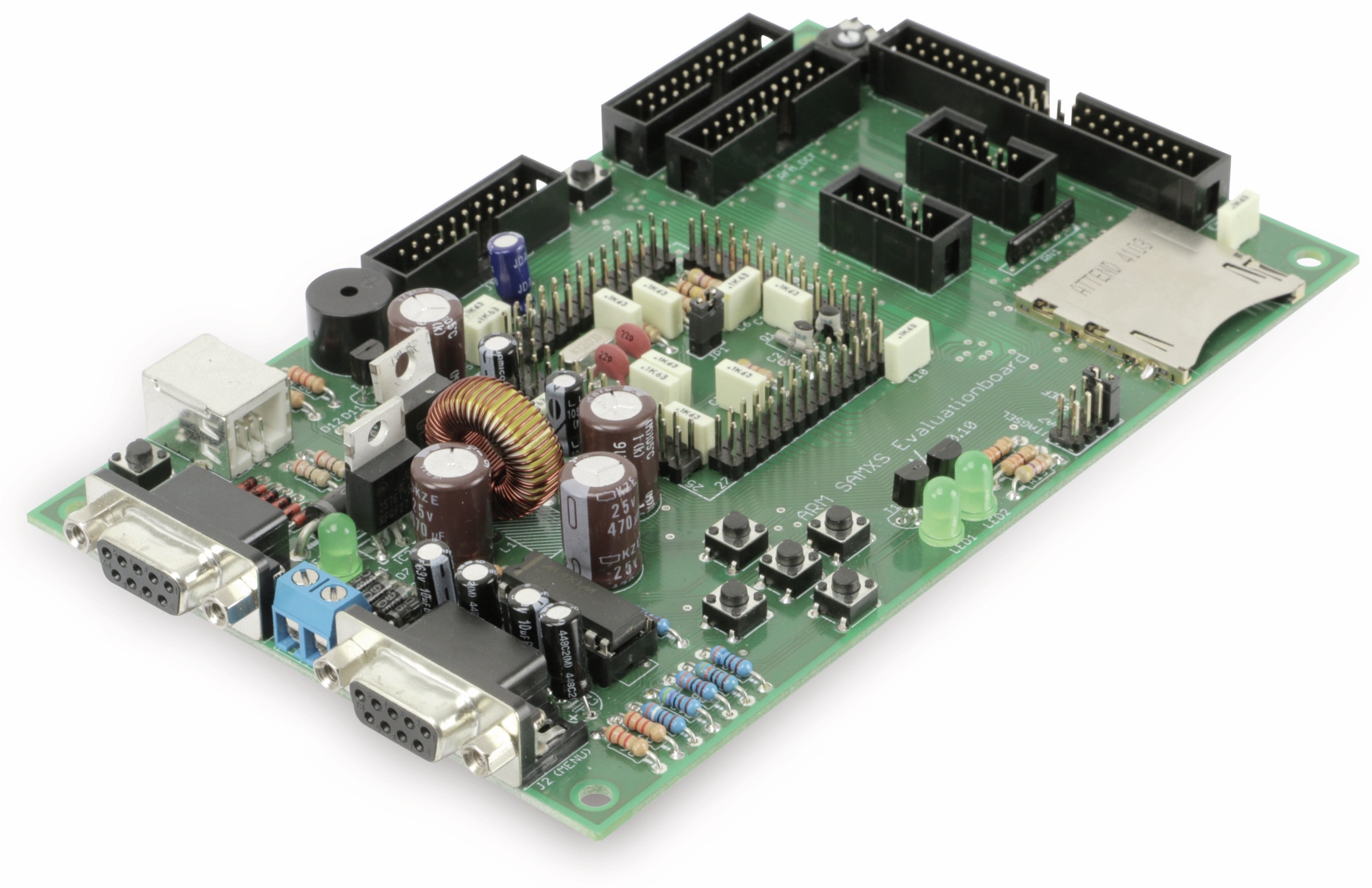 SAMxS Evaluationsboard, Fertigmodul mit Sockel SAMxS Evaluationsboard, Fertigmodul mit Sockel