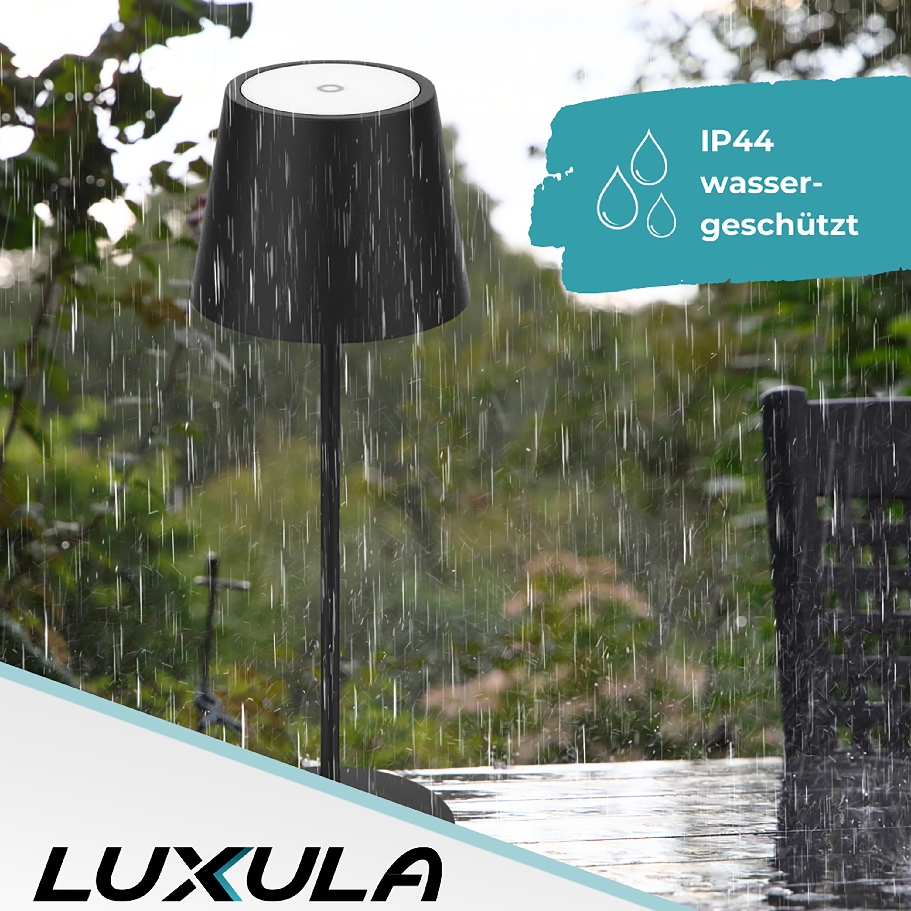 LUXULA LED-Akku-Tischleuchte LX700160, 3W, 200lm, Dimm- und CCT-Funktion LUXULA LED-Akku-Tischleuchte LX700160, 3W, 200lm, Dimm- und CCT-Funktion